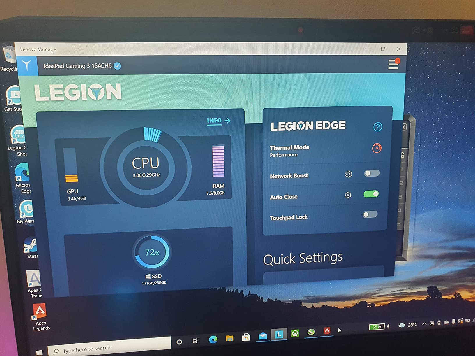 Lenovo IdeaPad Gaming 3 15 Laptop, 15.6