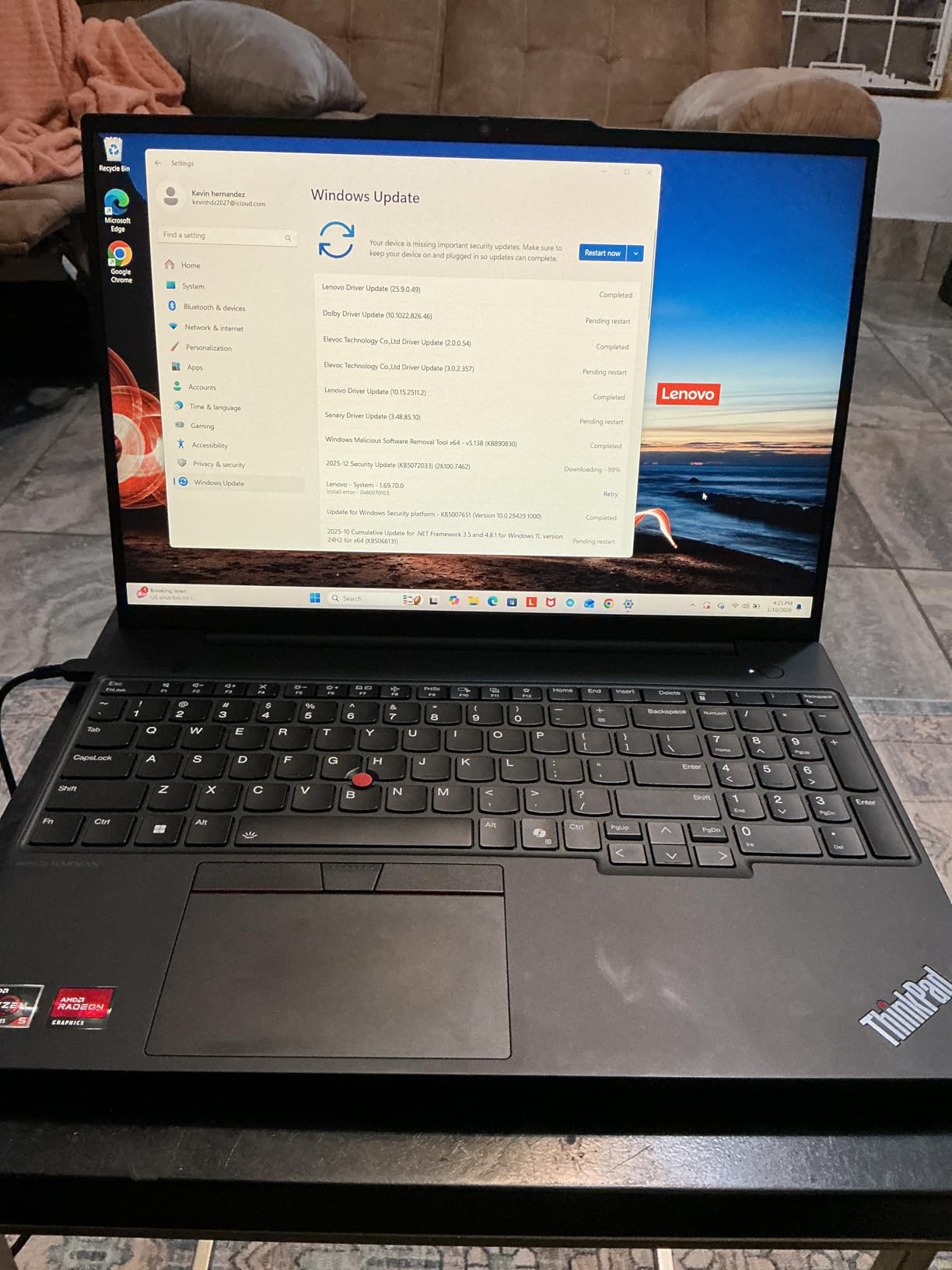 Lenovo ThinkPad E16 Gen 1 Business Laptop 16.0