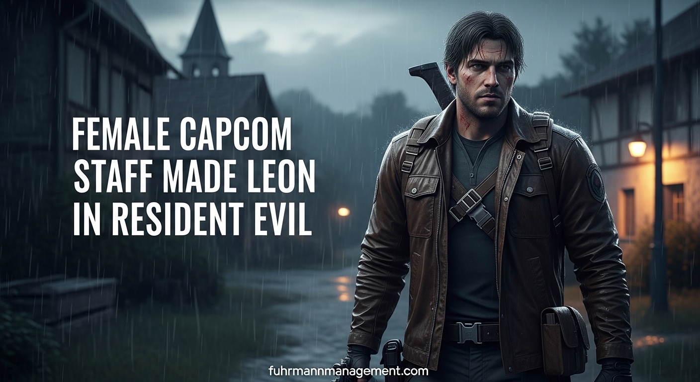 Female Capcom Staff Made Leon In Resident Evil