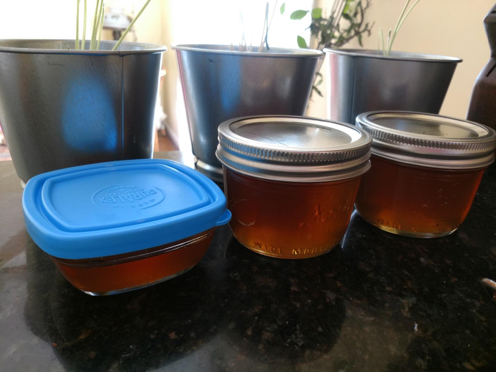 Jarden Kerr Wide Mouth Half-Pint Glass Mason Jars 8-Ounces with Lids and Bands 12-Count per Case - Customer Photo 2