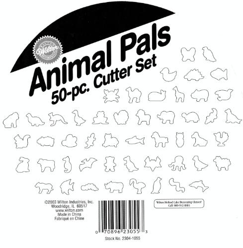 Wilton Animal Cookie Cutter Set, 50-Piece, Plastic Customer Review Wilton Animal Cookie Cutter Set, 50-Piece, Plastic - Customer Photo 1