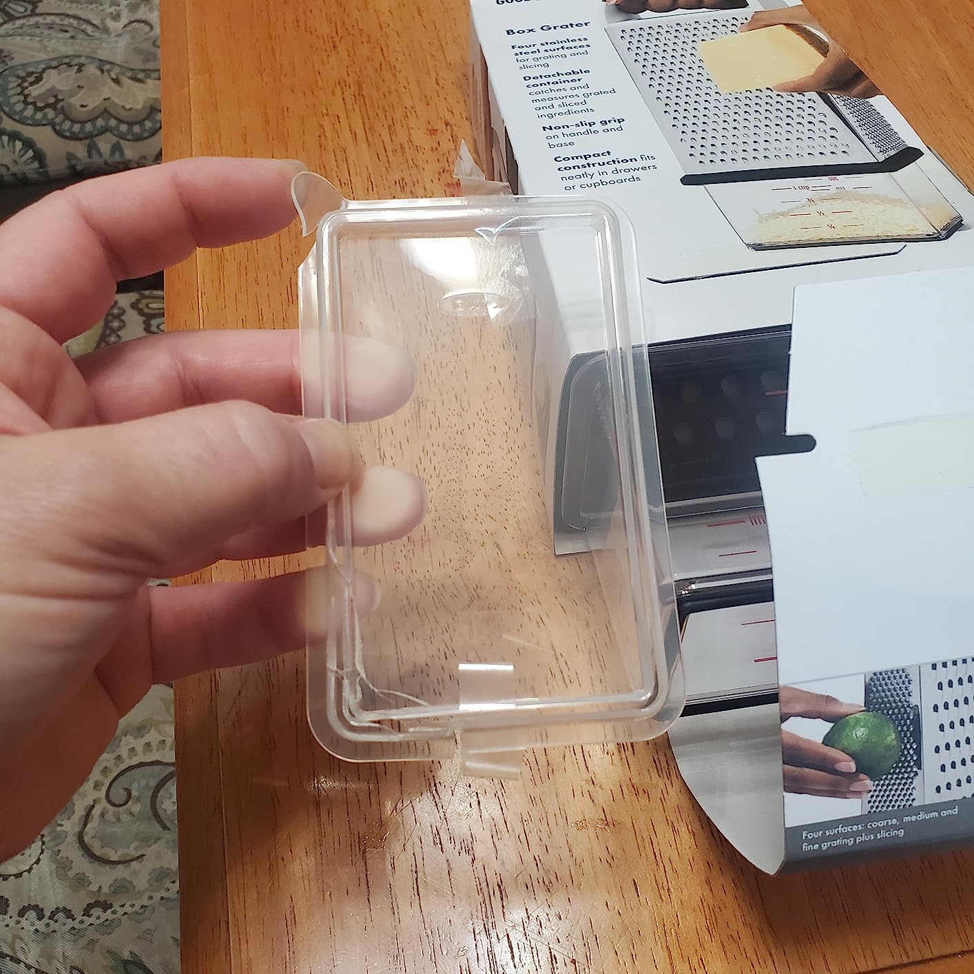 OXO Good Grips Box Grater Customer Review OXO Good Grips Box Grater - Customer Photo 2