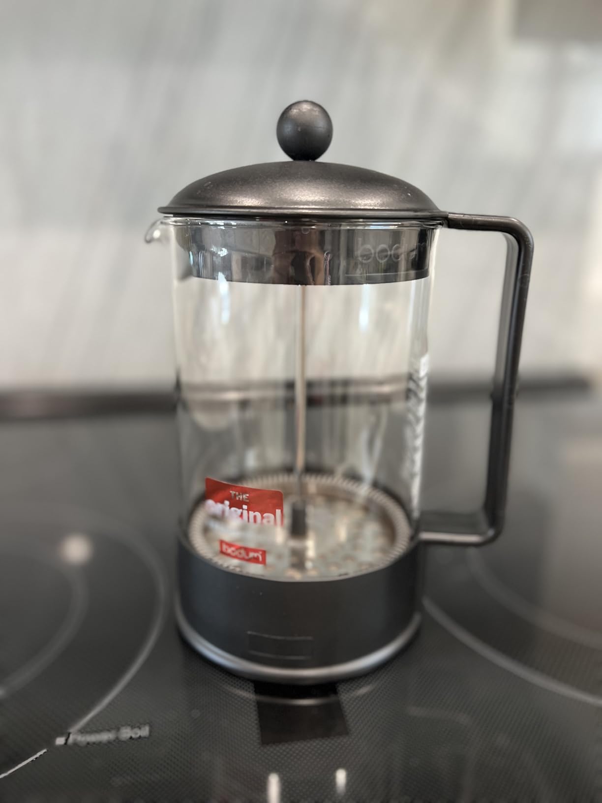 Bodum 34oz Brazil French Press Coffee Maker, High-Heat Borosilicate Glass, Black - Made in Portugal Customer Review Bodum 34oz Brazil French Press Coffee Maker, High-Heat Borosilicate Glass, Black - Made in Portugal - Customer Photo 1