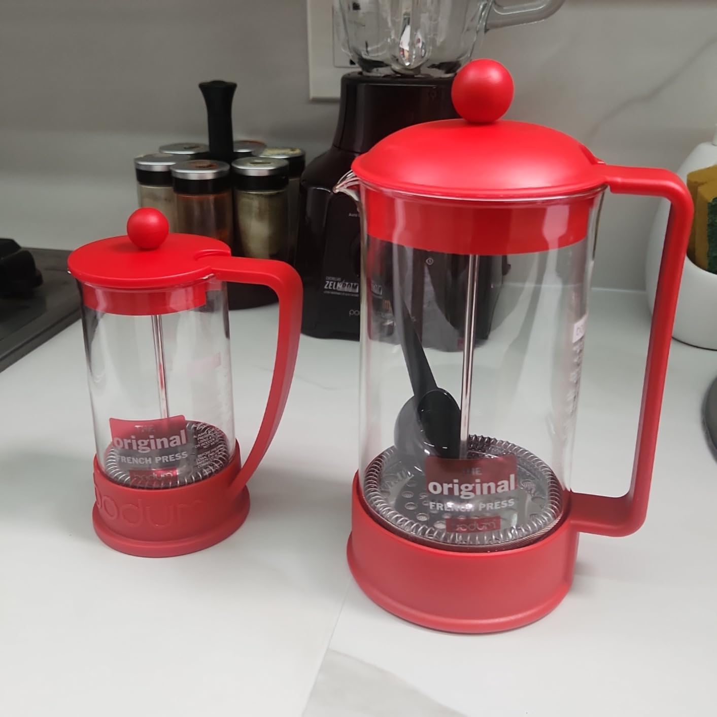Bodum 34oz Brazil French Press Coffee Maker, High-Heat Borosilicate Glass, Black - Made in Portugal Customer Review Bodum 34oz Brazil French Press Coffee Maker, High-Heat Borosilicate Glass, Black - Made in Portugal - Customer Photo 2