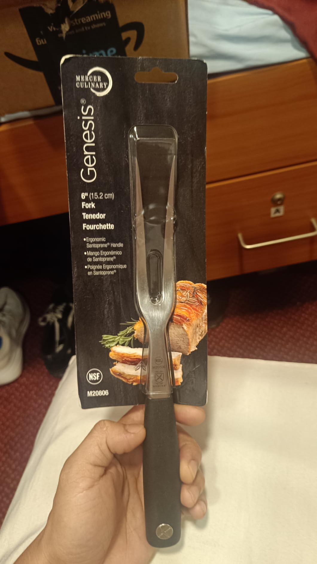 Mercer Culinary M20907 Genesis 7-Inch Nakiri Vegetable Knife Customer Review Mercer Culinary M20907 Genesis 7-Inch Nakiri Vegetable Knife - Customer Photo 1