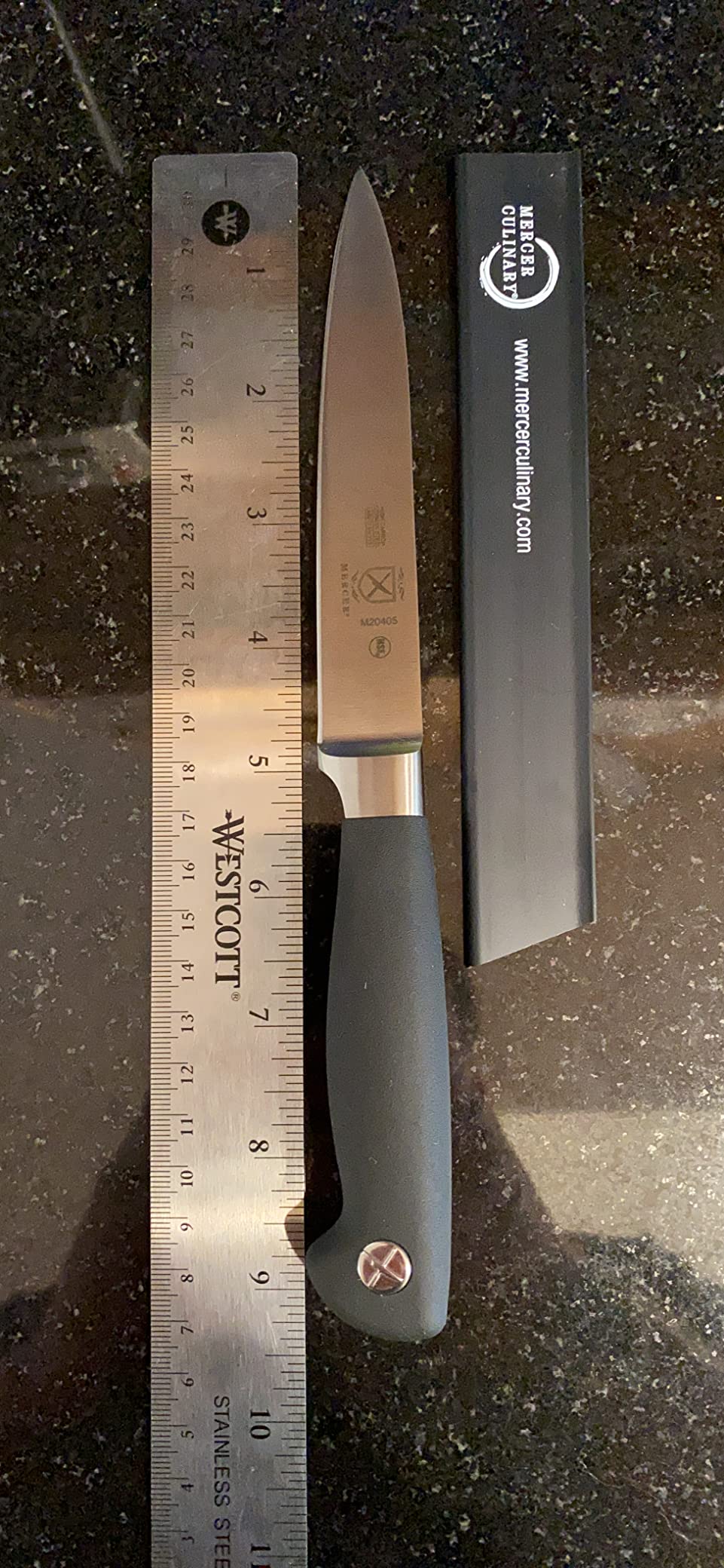Mercer Culinary M20907 Genesis 7-Inch Nakiri Vegetable Knife Customer Review Mercer Culinary M20907 Genesis 7-Inch Nakiri Vegetable Knife - Customer Photo 4
