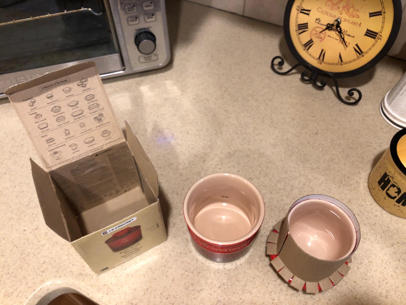 Le Creuset Stoneware Butter Crock, 6 oz., Cerise - Customer Photo 4