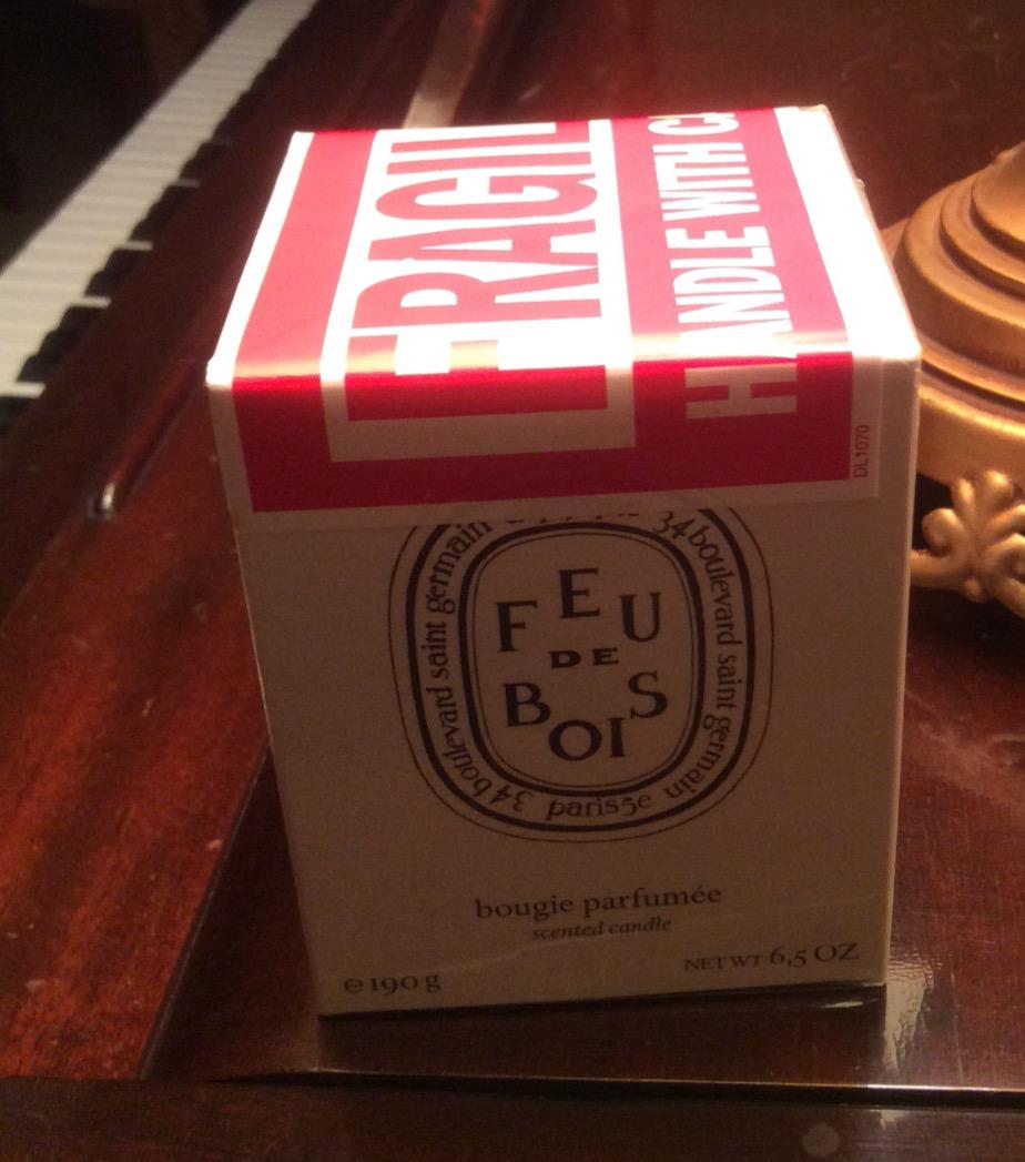 Diptyque Feu de bois Candle, 6.5 oz, Red, 3.5 Diptyque Feu de bois Candle, 6.5 oz, Red, 3.5