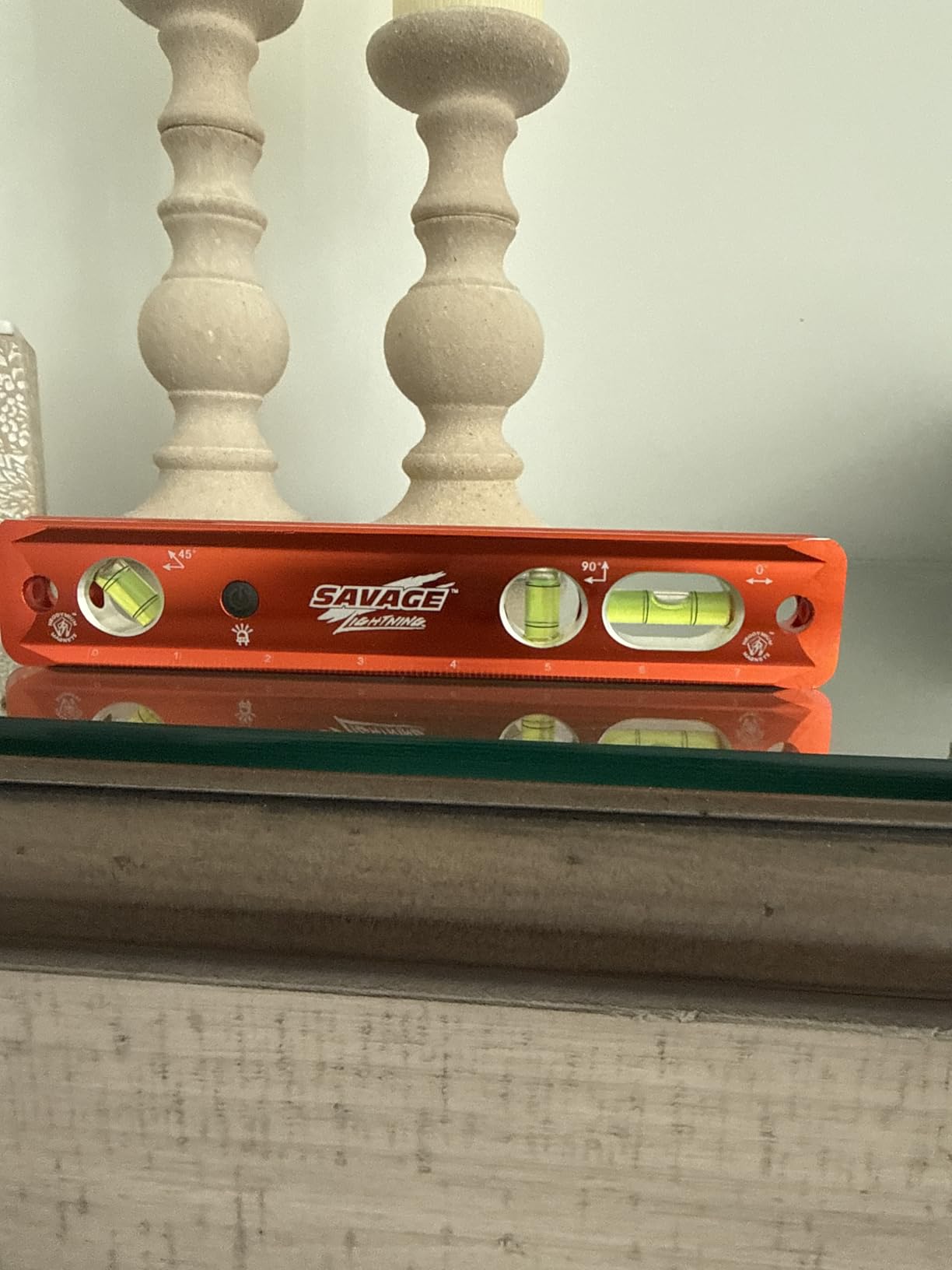 Swanson TL043M 9-Inch Savage Magnetic Torpedo Level, Orange - Customer Photo 1
