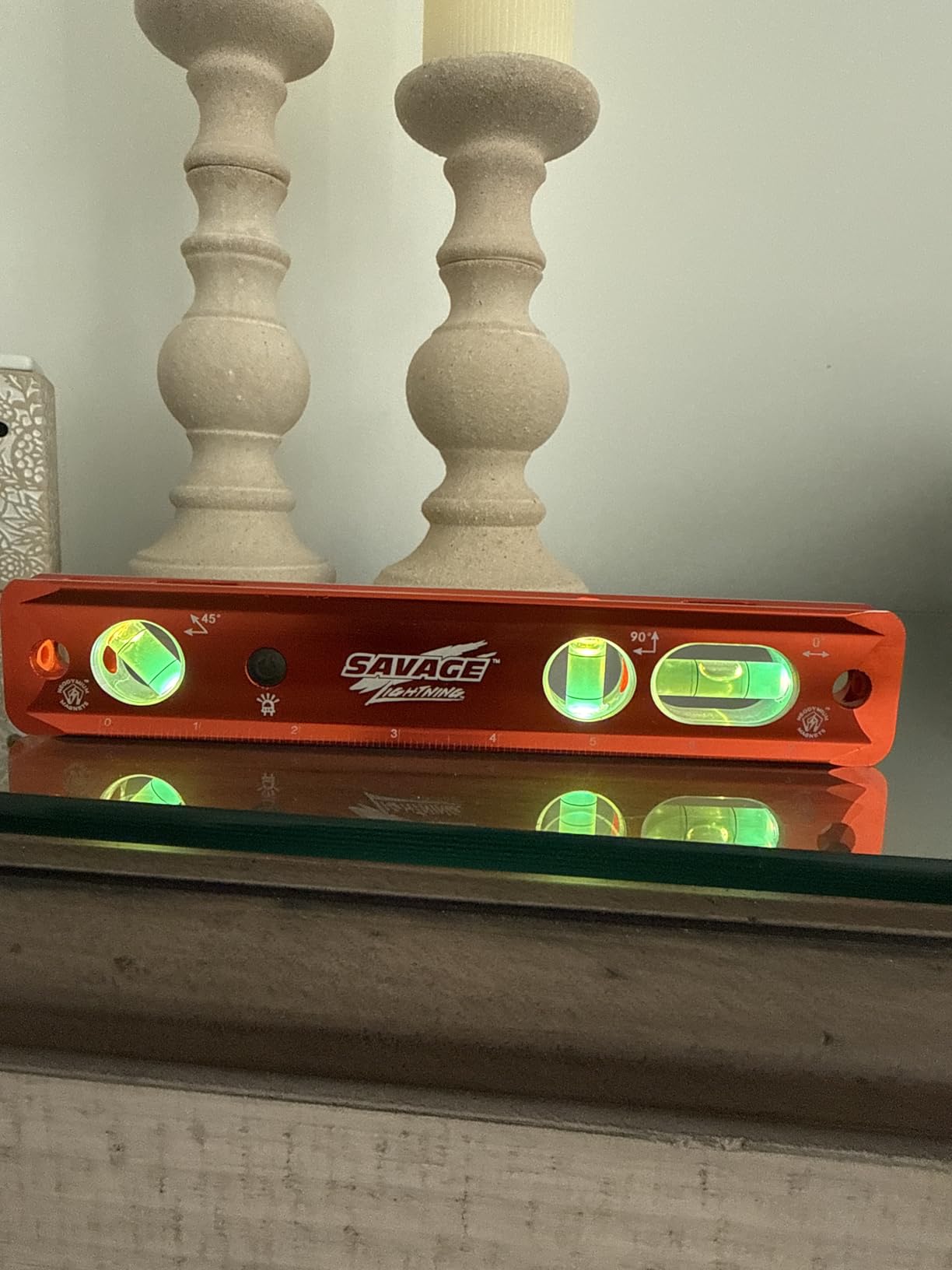 Swanson TL043M 9-Inch Savage Magnetic Torpedo Level, Orange - Customer Photo 2