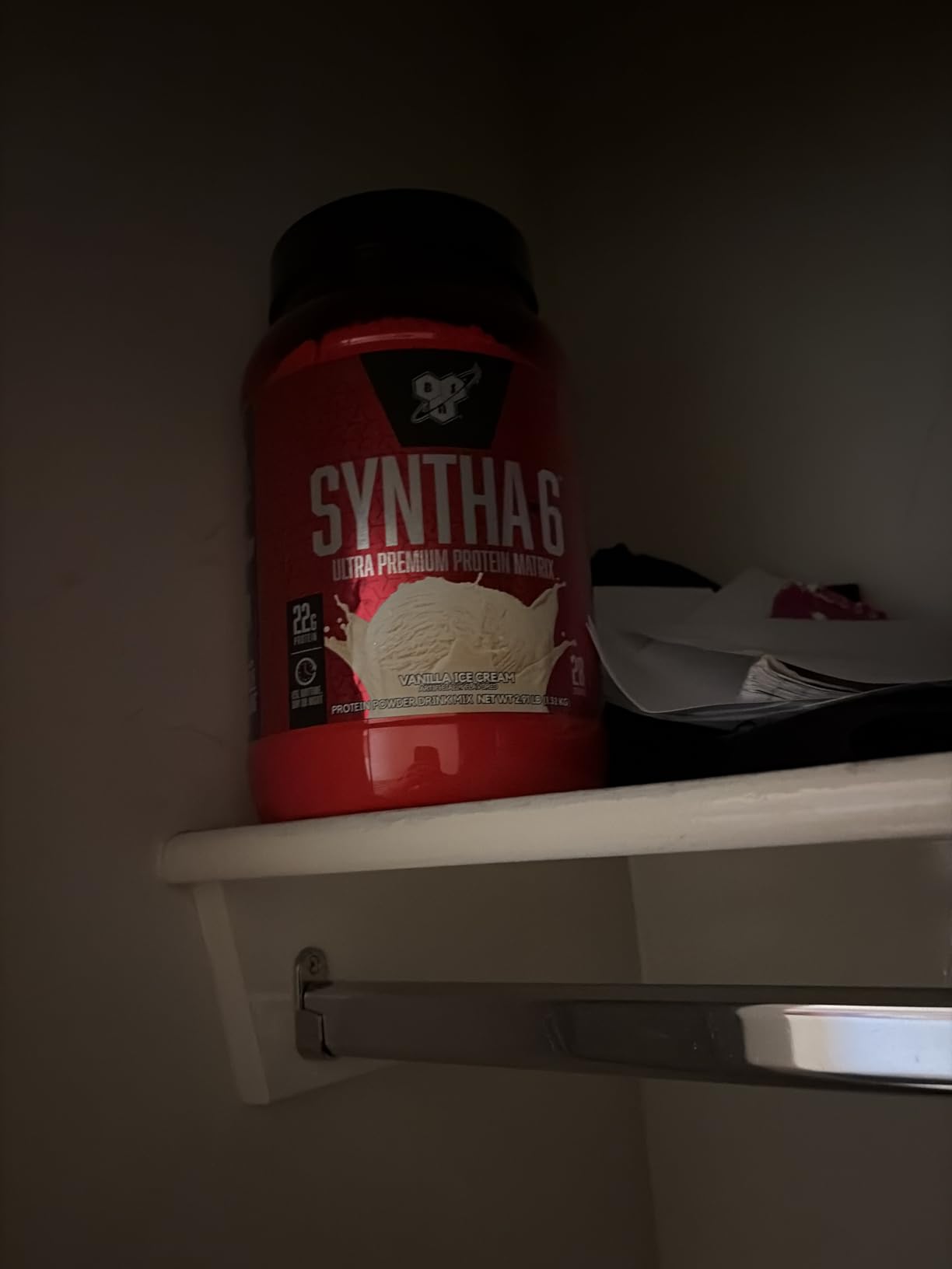BSN SYNTHA-6 Whey Protein Powder, Micellar Casein, Milk Protein Isolate Powder, Vanilla Ice Cream, 5 Pounds, 48 Servings (Pack of 1) - Package May Vary customer photo 2