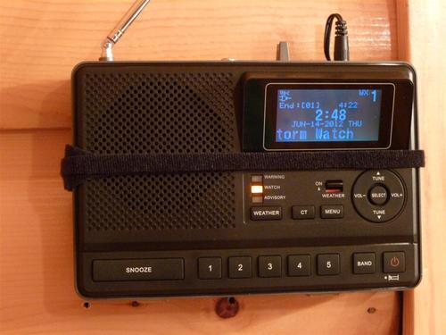 Sangean CL-100 NOAA, S.A.M.E and Public Alert Certified Weather Alert Table-Top Radio with AM/FM-RBDS, and EEPROM Back Up for Preset Stations - Customer Photo 1