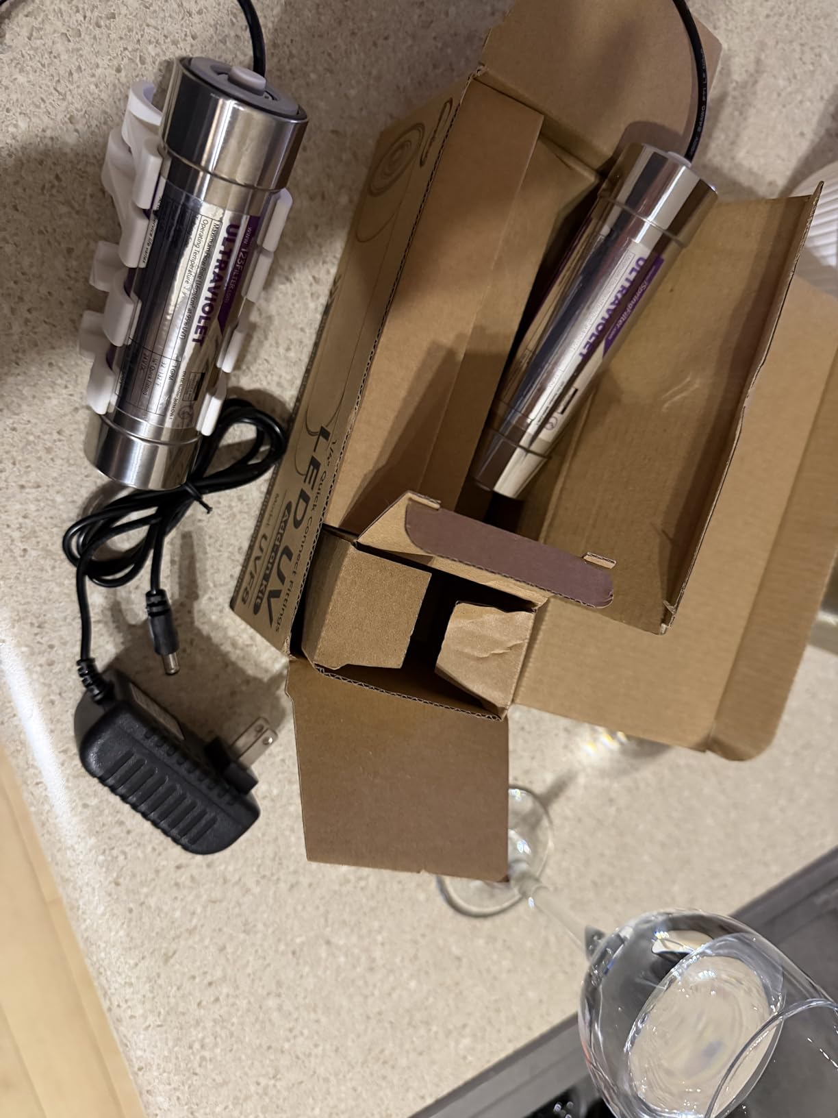 iSpring RCC7, NSF Certified, High Capacity Under Sink 5-Stage Reverse Osmosis Water Filter, RO Drinking System, 75 GPD, Brushed Nickel Faucet, Patented Top-Mounted Faucet Design for Easy Installation - Customer Photo 2