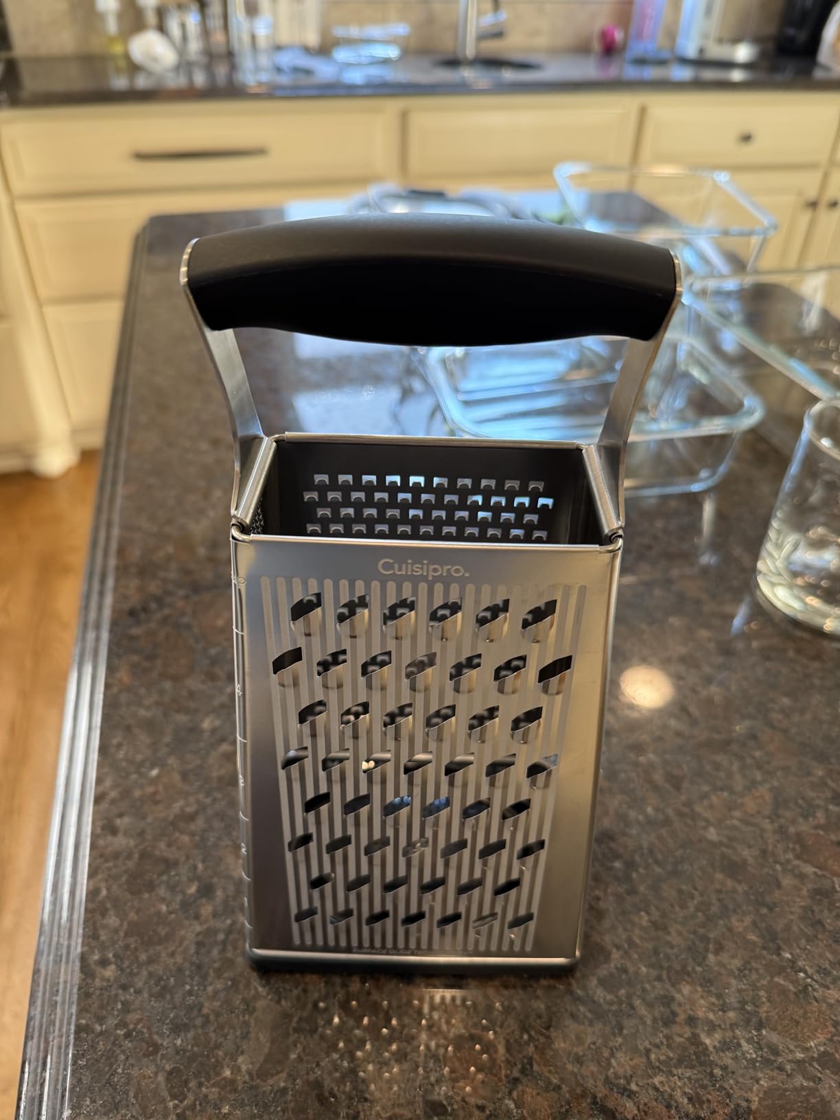 Cuisipro Stainless Steel Cheese Grater with Handle Customer Review Cuisipro Stainless Steel Cheese Grater with Handle - Customer Photo 2