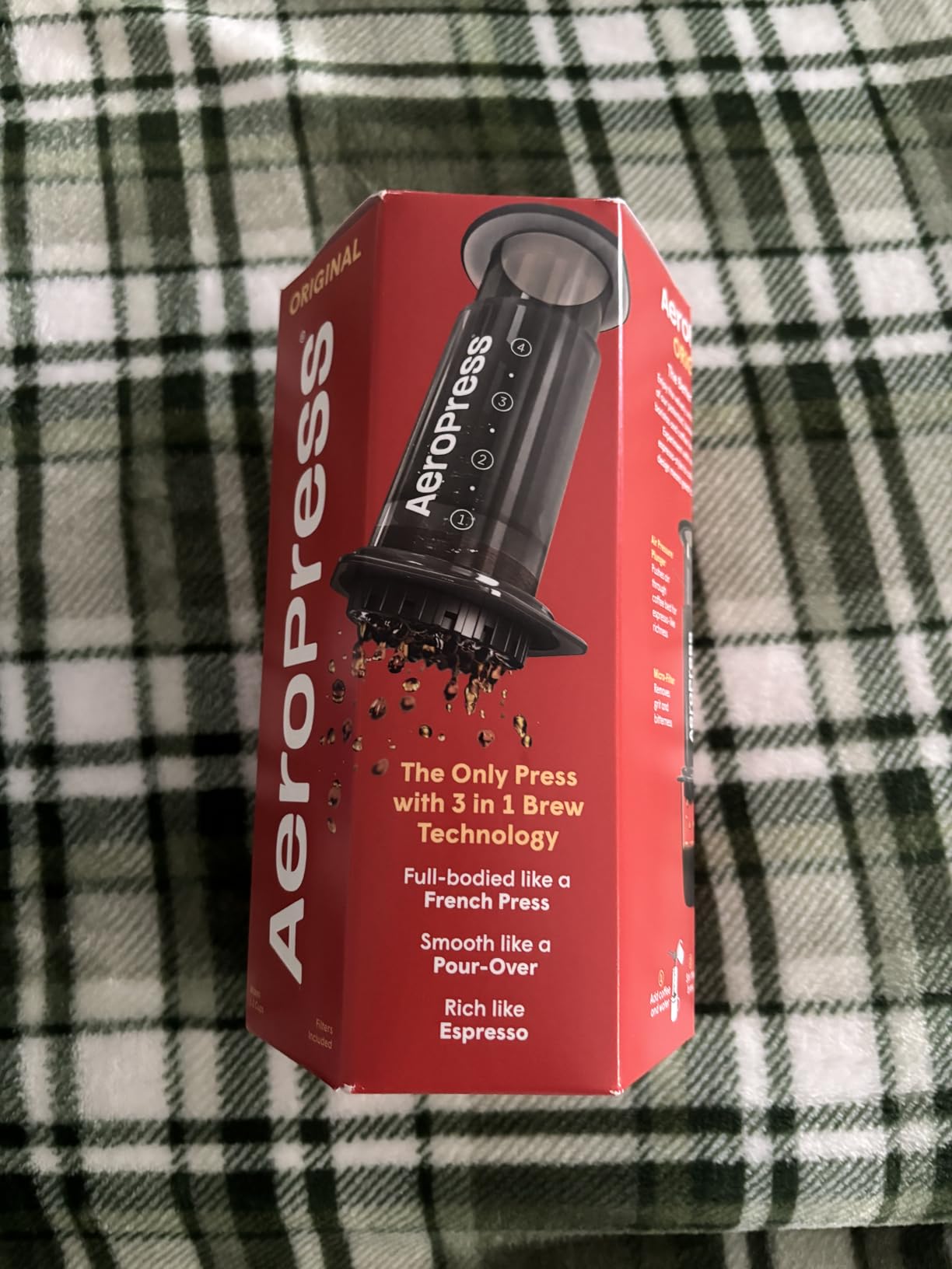 AeroPress Original Coffee Press - All-in-One French Press, Pour-Over & Espresso Style Manual Brewer - Customer Photo 2