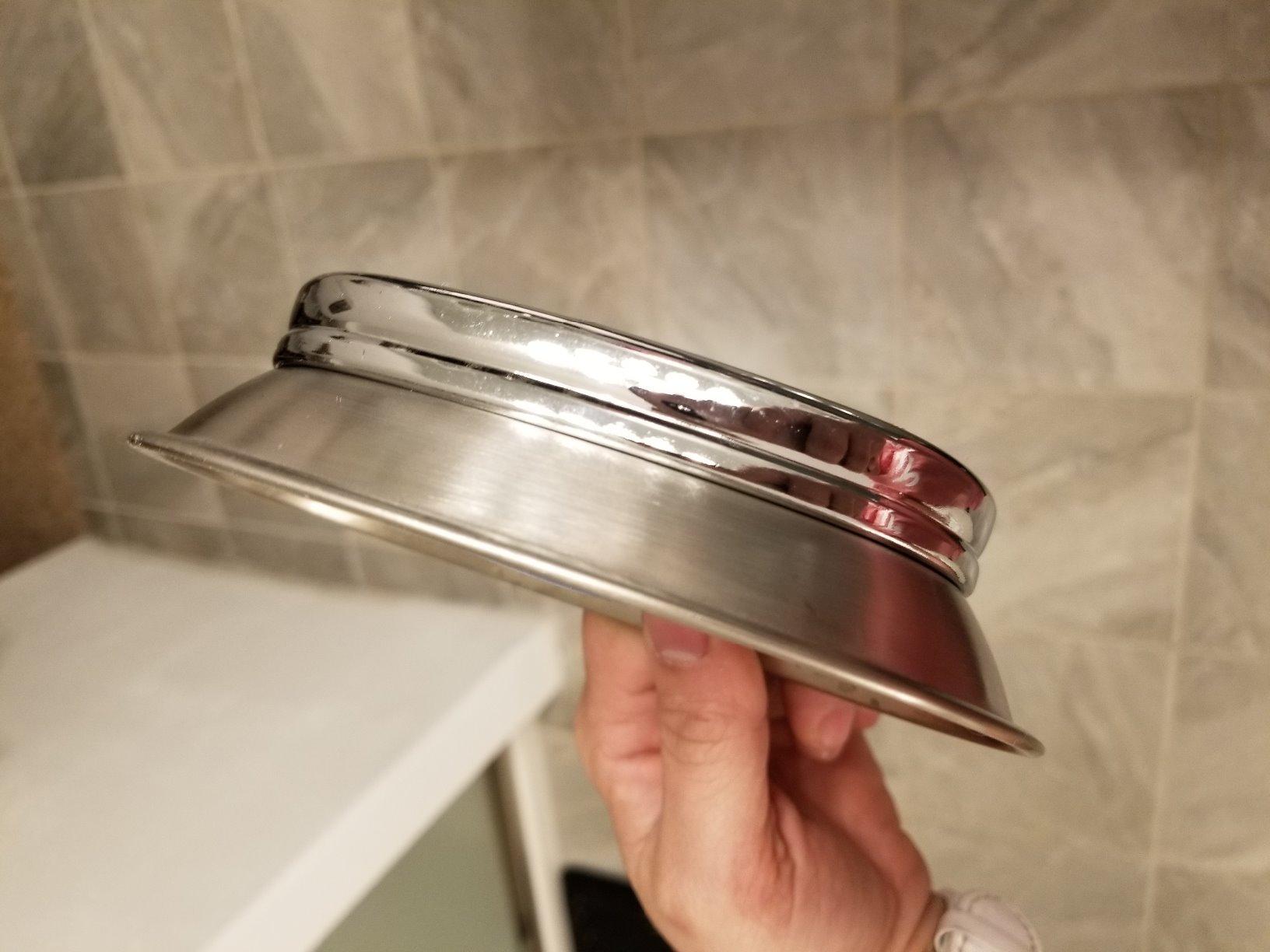 iDesign York Metal Soap Saver, Holder Tray for Bathroom Counter, Shower, Kitchen, 4