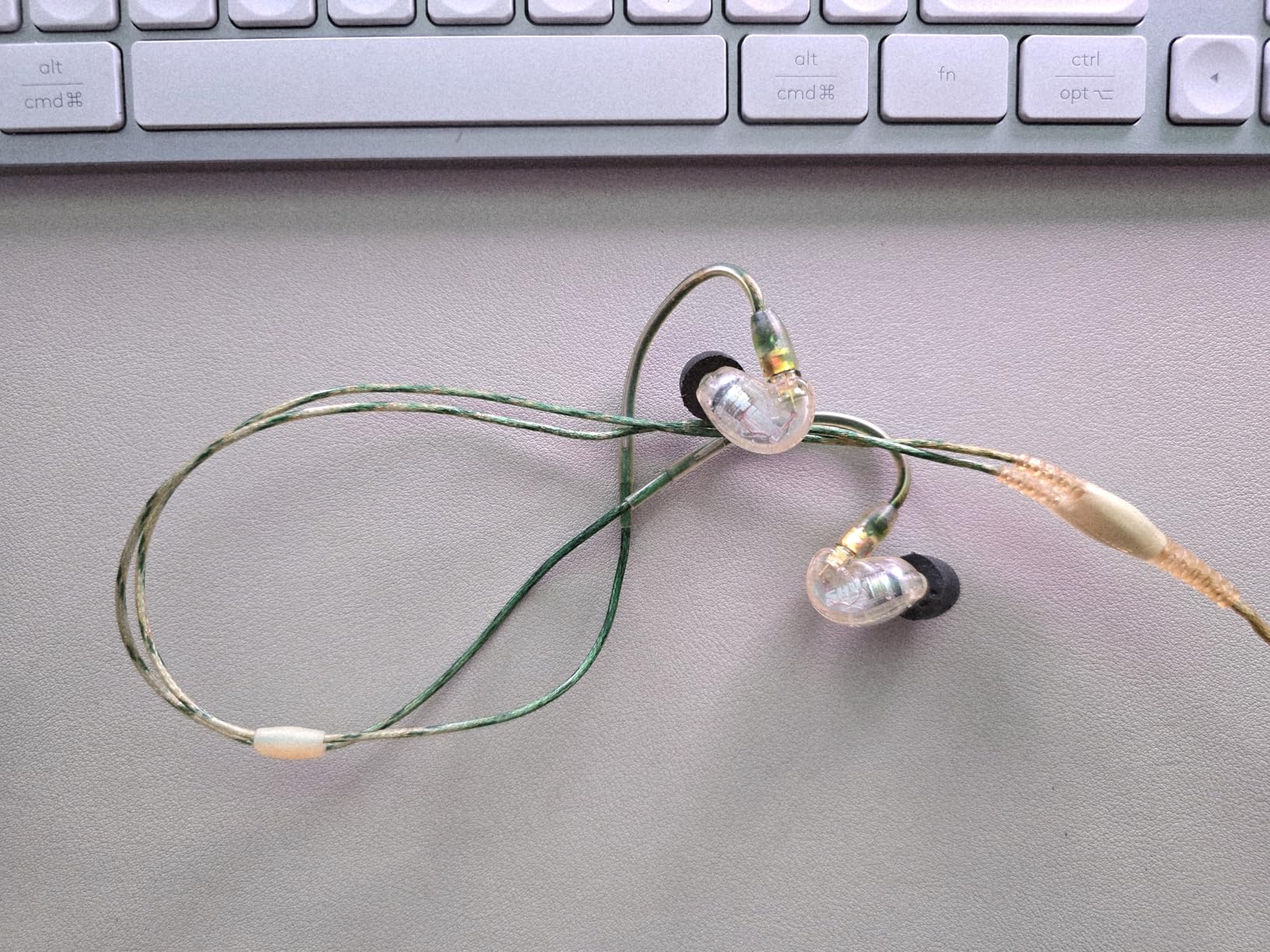 Shure SE215 PRO Wired Earbuds, Professional Sound Isolating Earphones with Clear Sound and Deep Bass, Single Dynamic MicroDriver, Secure In-Ear Design, Includes Carrying Case and Ear Tip Kit, Clear (SE215-CL) - Customer Photo 1