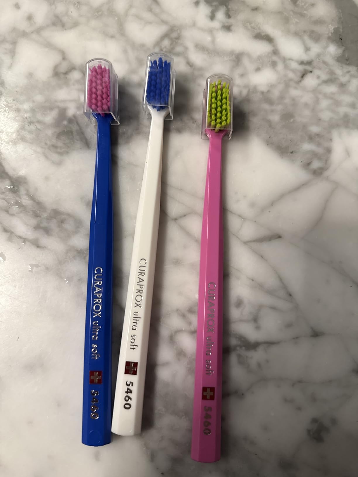 Curaprox CS 5460 Ultra-Soft Toothbrush – for Sensitive Teeth & Gums | Gentle Plaque Removal | 3-Pack |Random Colour - Customer Photo 2