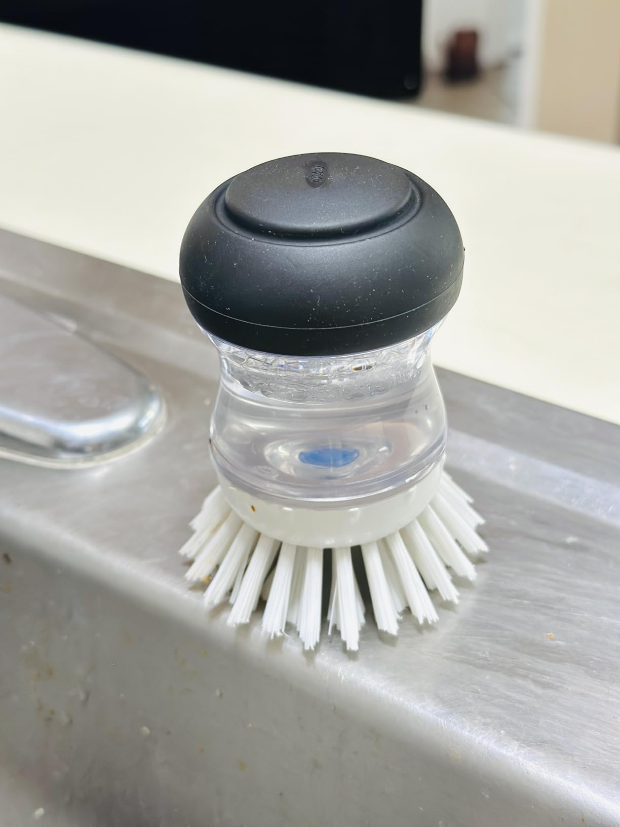 OXO Good Grips Soap Dispensing Palm Brush Storage Set - Customer Photo 1