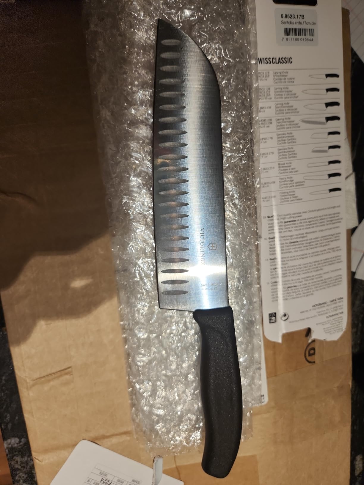Victorinox Swiss Classic 8.25 Inch Bread knife, Serrated, Black - Customer Photo 1