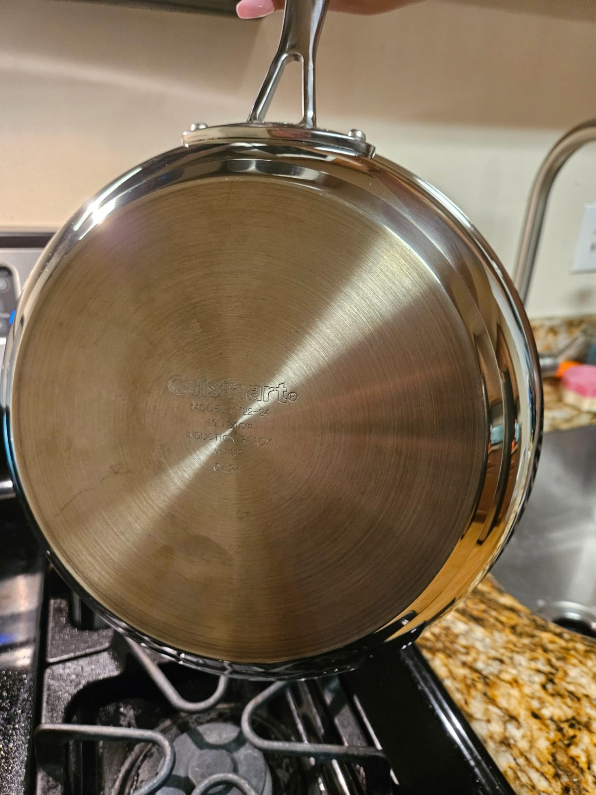 Cuisinart 77-11G Stainless Steel 11-Piece Set Chef's-Classic-Stainless-Cookware-Collection - Customer Photo 2