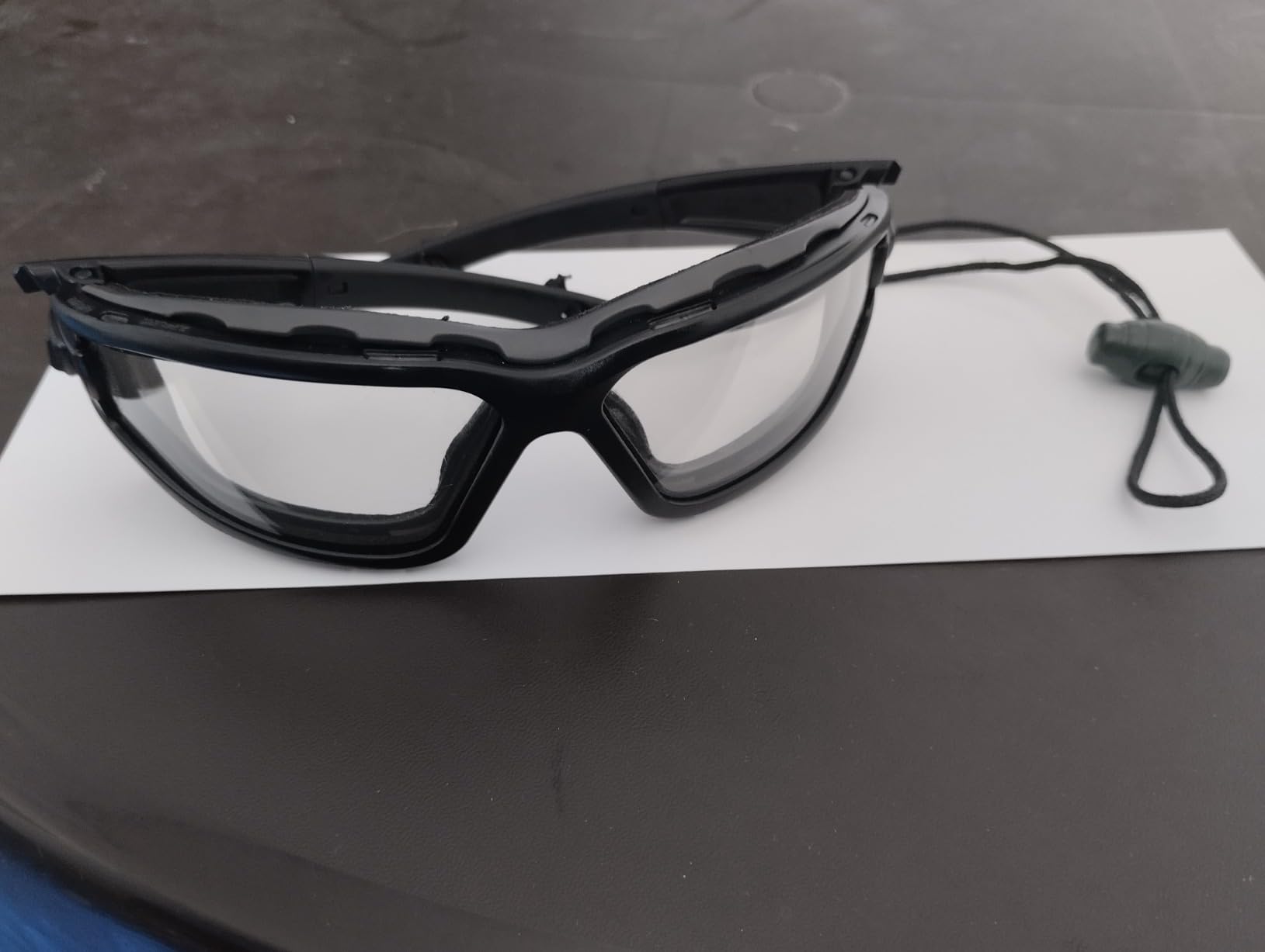 Pyramex I-Force Sporty Dual Pane Anti-Fog Goggle, Black Frame/Clear Anti-Fog Lens - Customer Photo 2