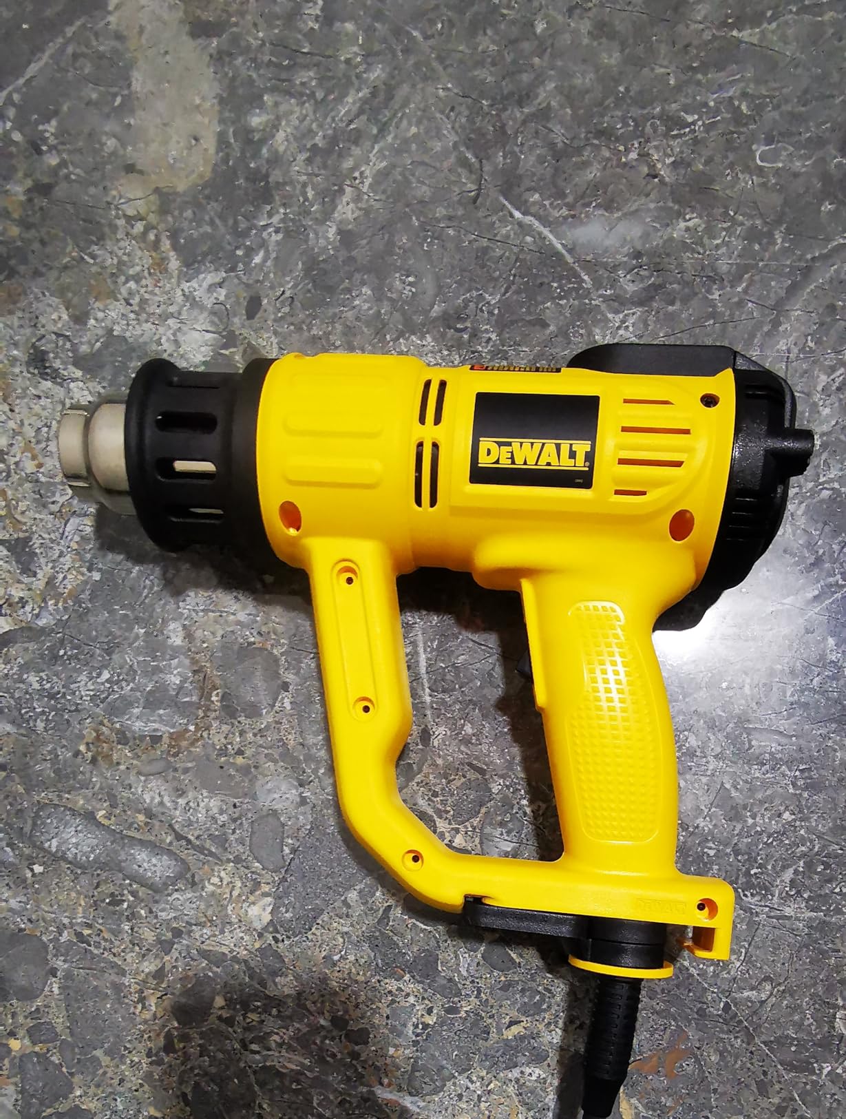 DEWALT Heat Gun with LCD Display & Hard Case/Accessory Kit (D26960K), Yellow - Customer Photo 1