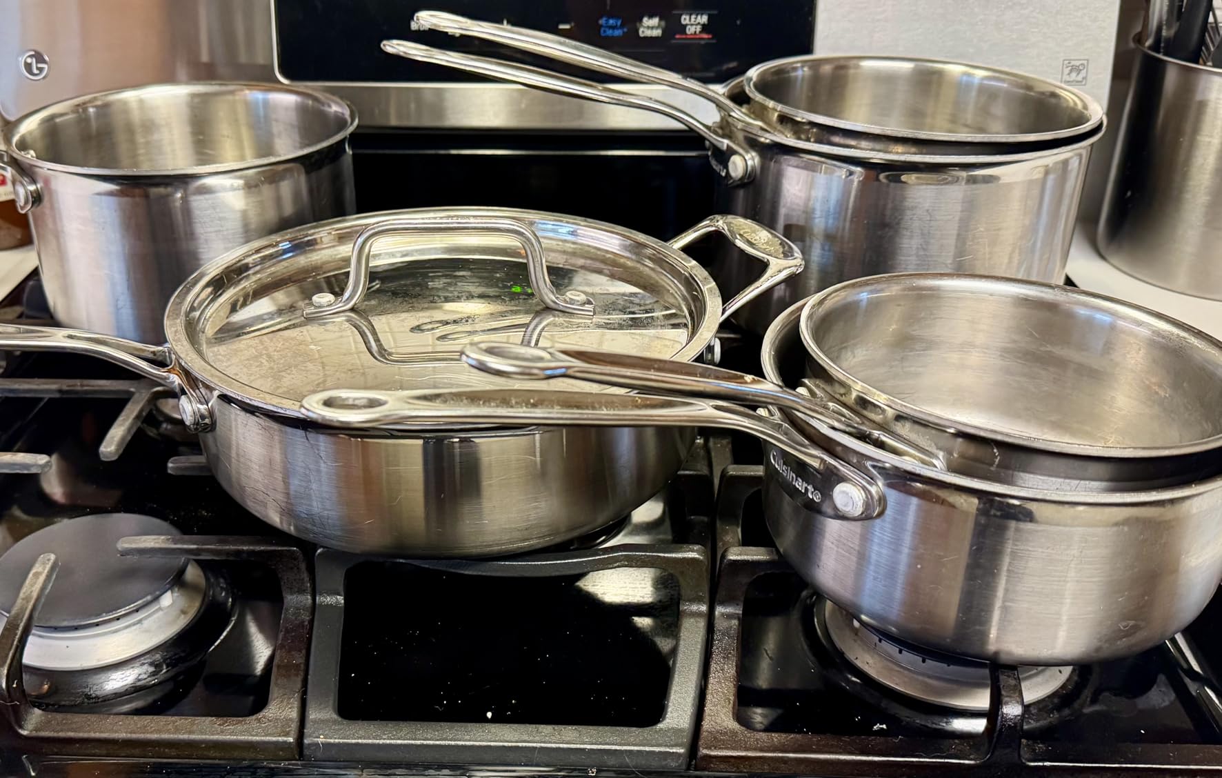 Cuisinart 12-Piece MultiClad Pro Triple Ply Stainless Steel Cookware Set, Heat Surround Technology, Cool Grip Handles, Oven Safe to 500°F, MCPS-12N, Silver - Customer Photo 1