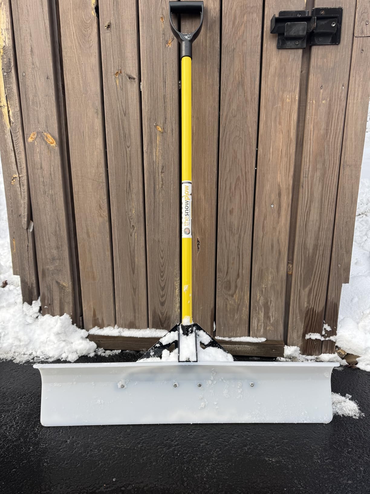 The Snowplow The Original Snow Pusher (36 Inches) Customer Review The Snowplow The Original Snow Pusher (36 Inches) - Customer Photo 1