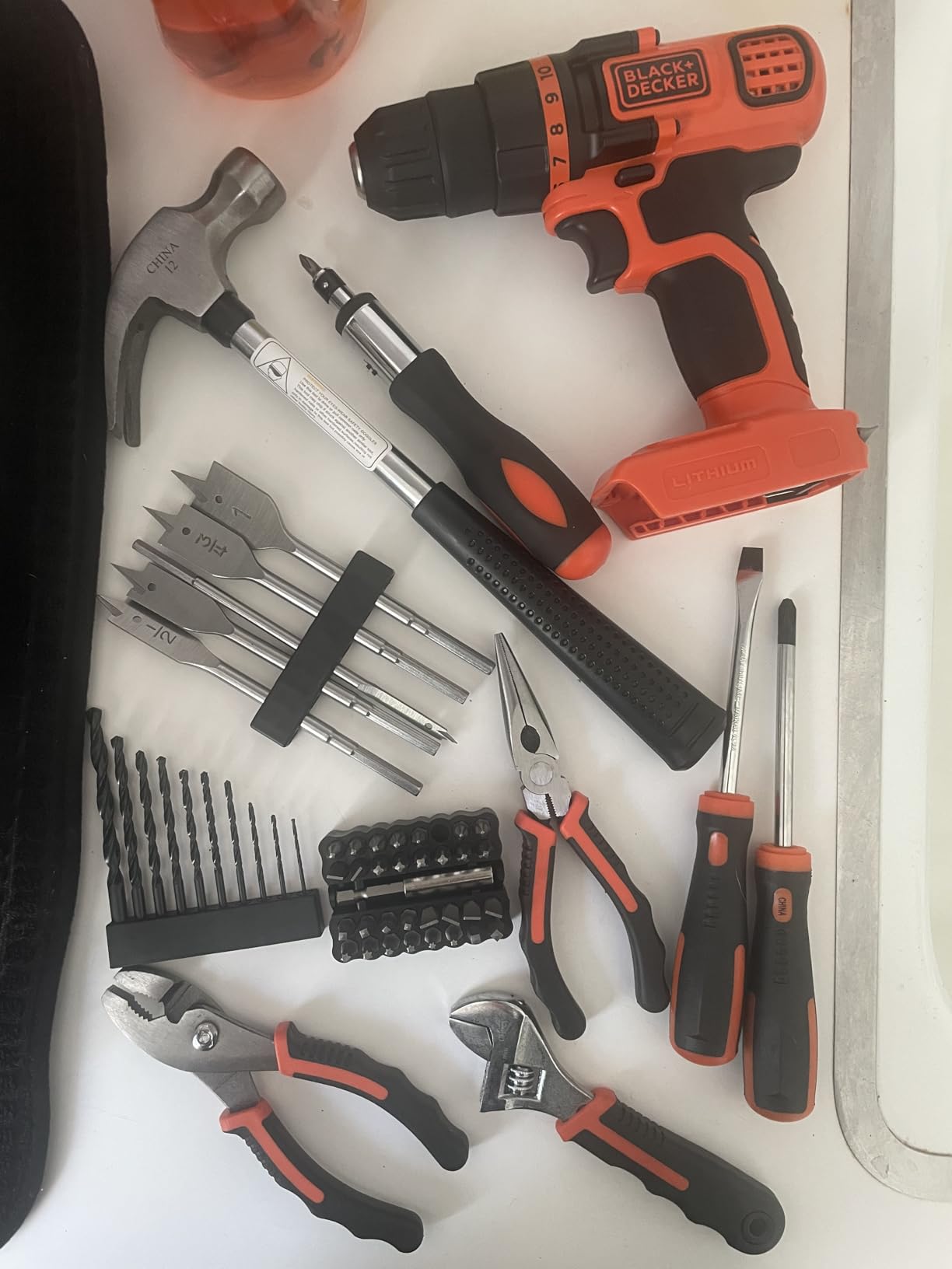 BLACK+DECKER 20V MAX 68-Piece Cordless Drill and Home Tool Project Kit with Tool Storage Bag (LDX120PK) Customer Review BLACK+DECKER 20V MAX 68-Piece Cordless Drill and Home Tool Project Kit with Tool Storage Bag (LDX120PK) - Customer Photo 2