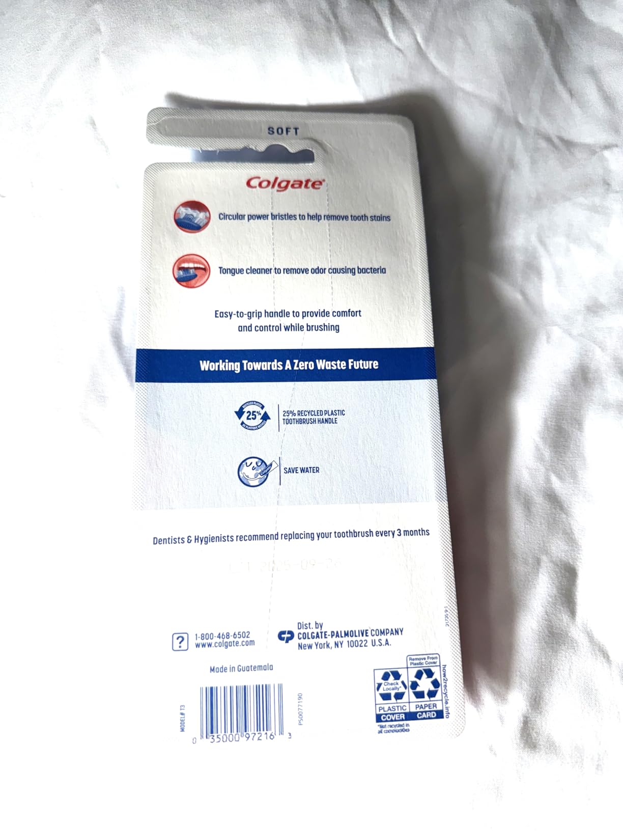 Colgate Extra Clean Toothbrush, Soft Toothbrush for Adults, 6 Count (Pack of 1) - Customer Photo 2