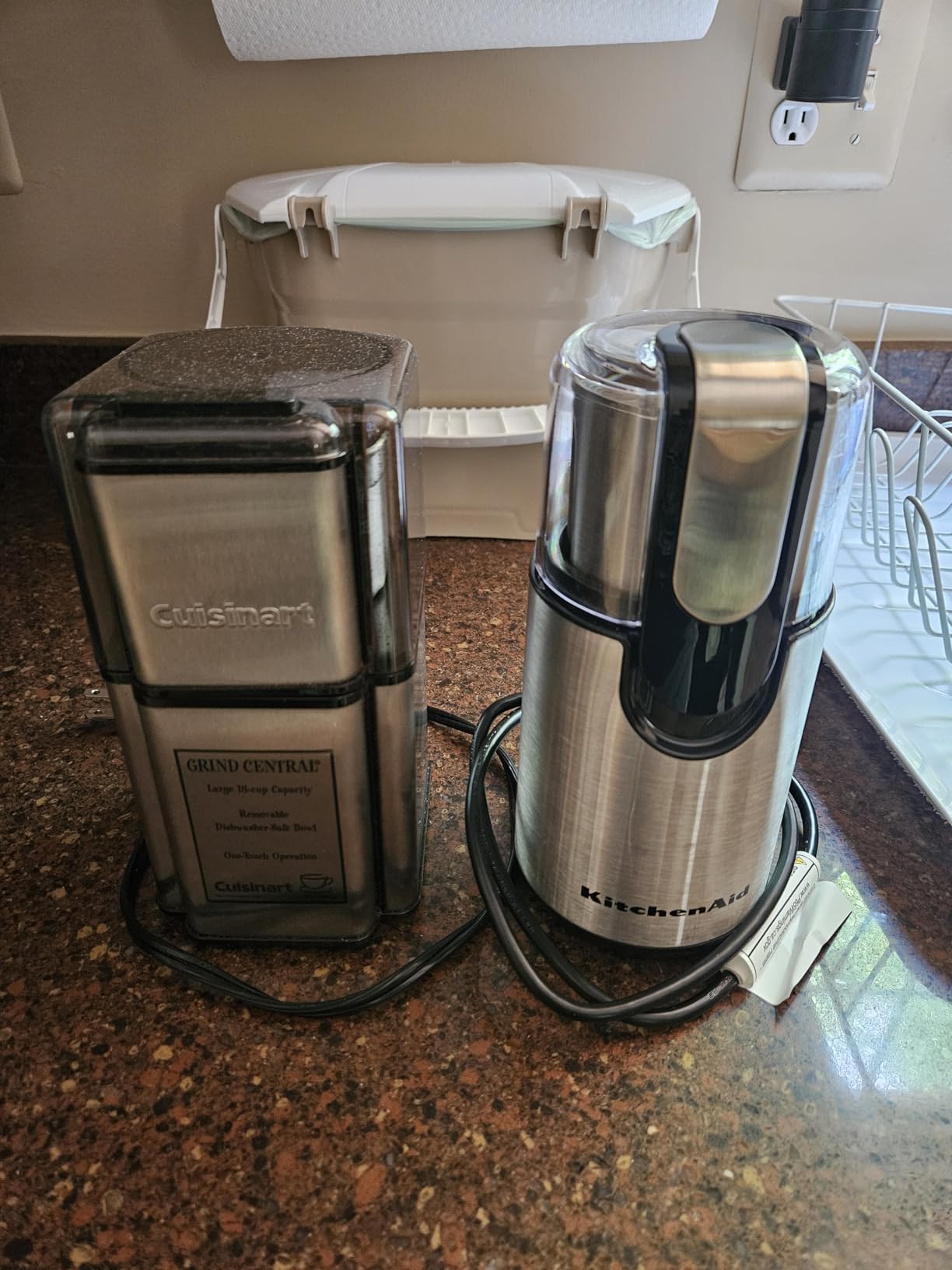 KitchenAid Blade Coffee Grinder and Spice Grinder Combo Pack, Onyx Black - Customer Photo 1