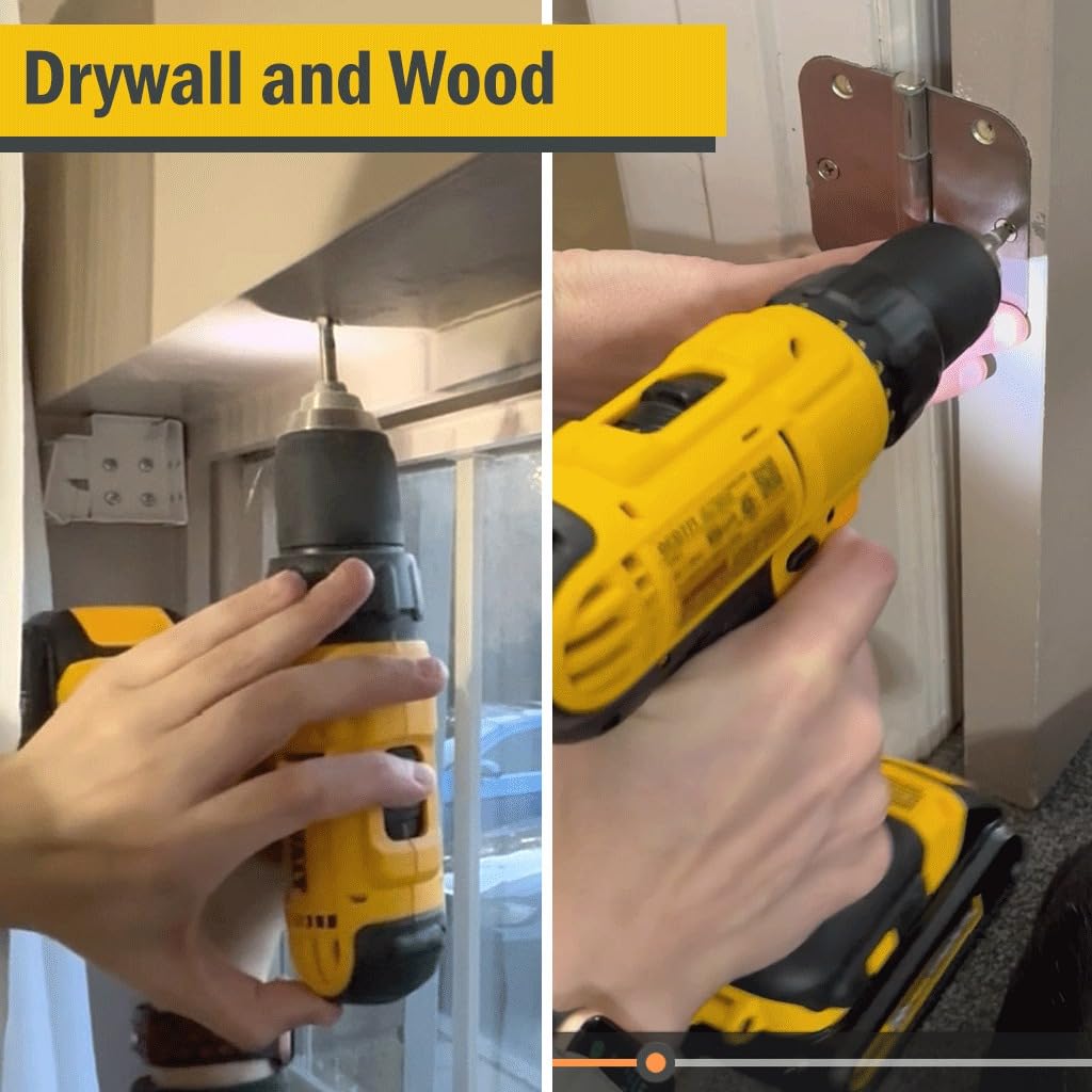 DEWALT 20V Max Cordless Drill Driver Set, 2 Speed, High Performance Motor, Includes 2 XR 1.3Ah Li-Ion Batteries, Charger and Contractor Bag (DCD771C2) - Customer Photo 2