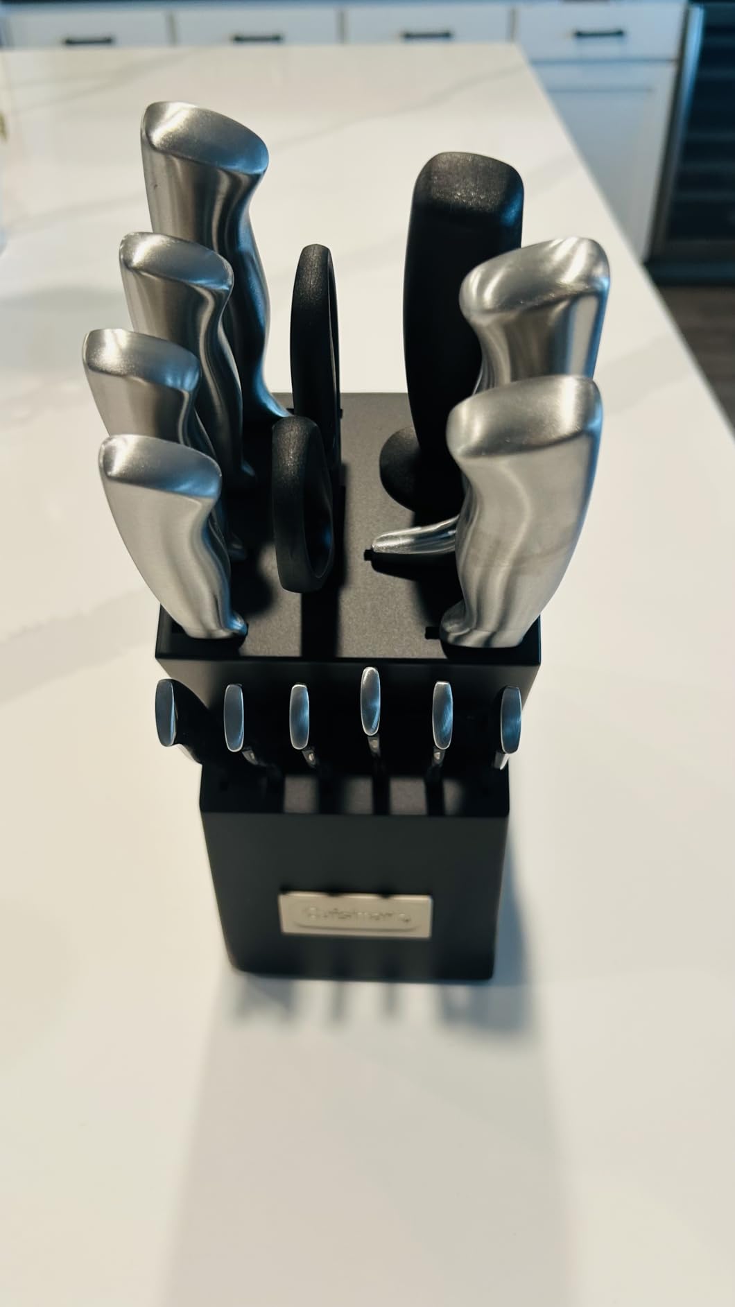 Cuisinart Stainless Steel Hollow Handle 15-Piece Cutlery Block Set, Kitchen Knife Set with Steel Blades for Precise Cutting, Durable Knives with Ergonomic Handles - Customer Photo 2