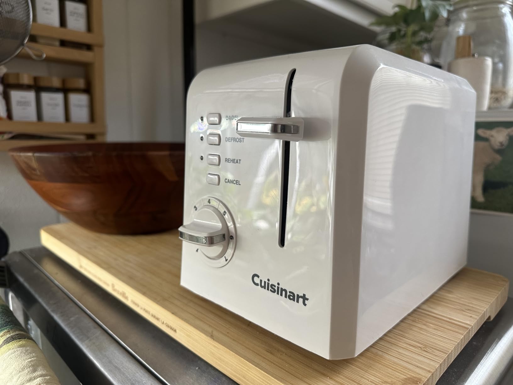 Cuisinart CPT-122BK 2-Slice Compact Plastic Toaster, Black - Customer Photo 1