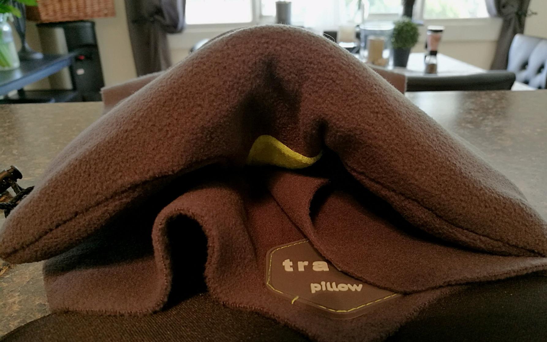 trtl Pillow - Scientifically Proven, Super Soft Neck Support Travel Pillow for Airplanes - Lightweight and Machine Washable - Ergonomic Design for Traveling on Flights, Cars, and Trains - Black - Customer Photo 1