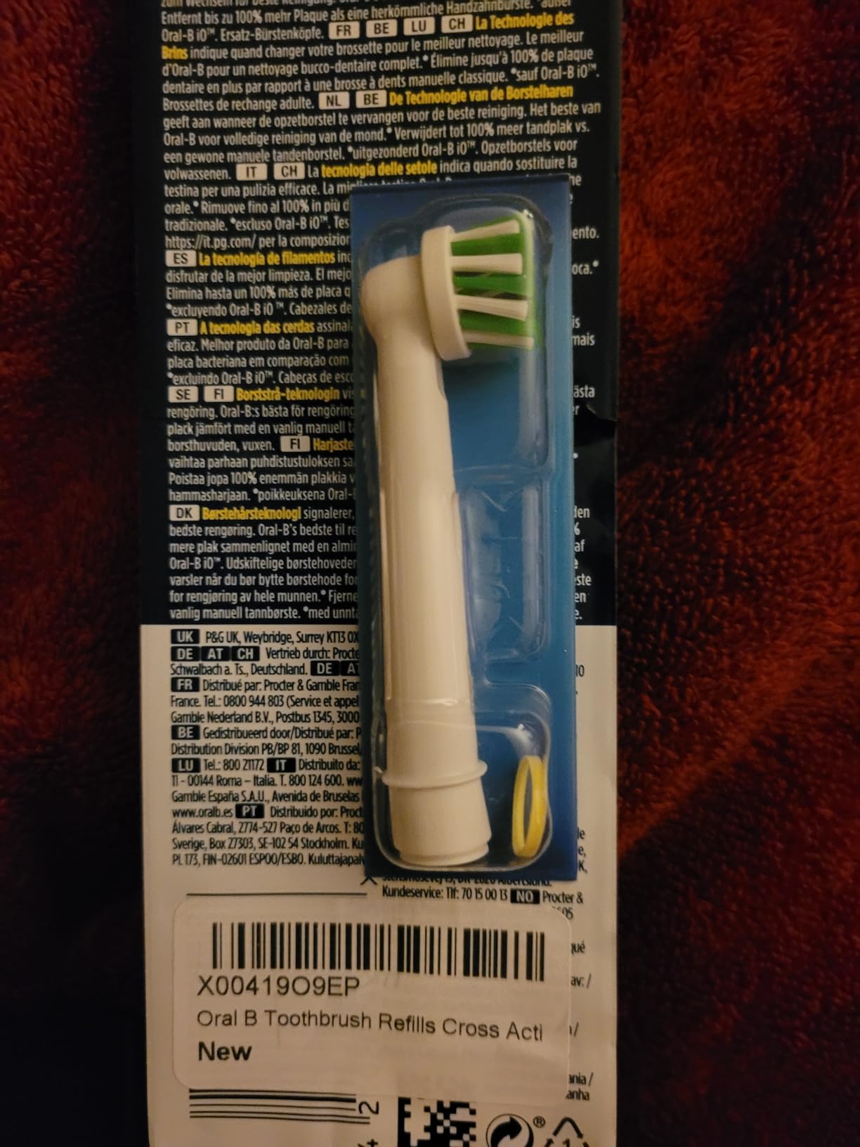 Oral B Cross Action Electric Toothbrush Replacement Brush Heads Refill, 4Count Customer Review Oral B Cross Action Electric Toothbrush Replacement Brush Heads Refill, 4Count - Customer Photo 2