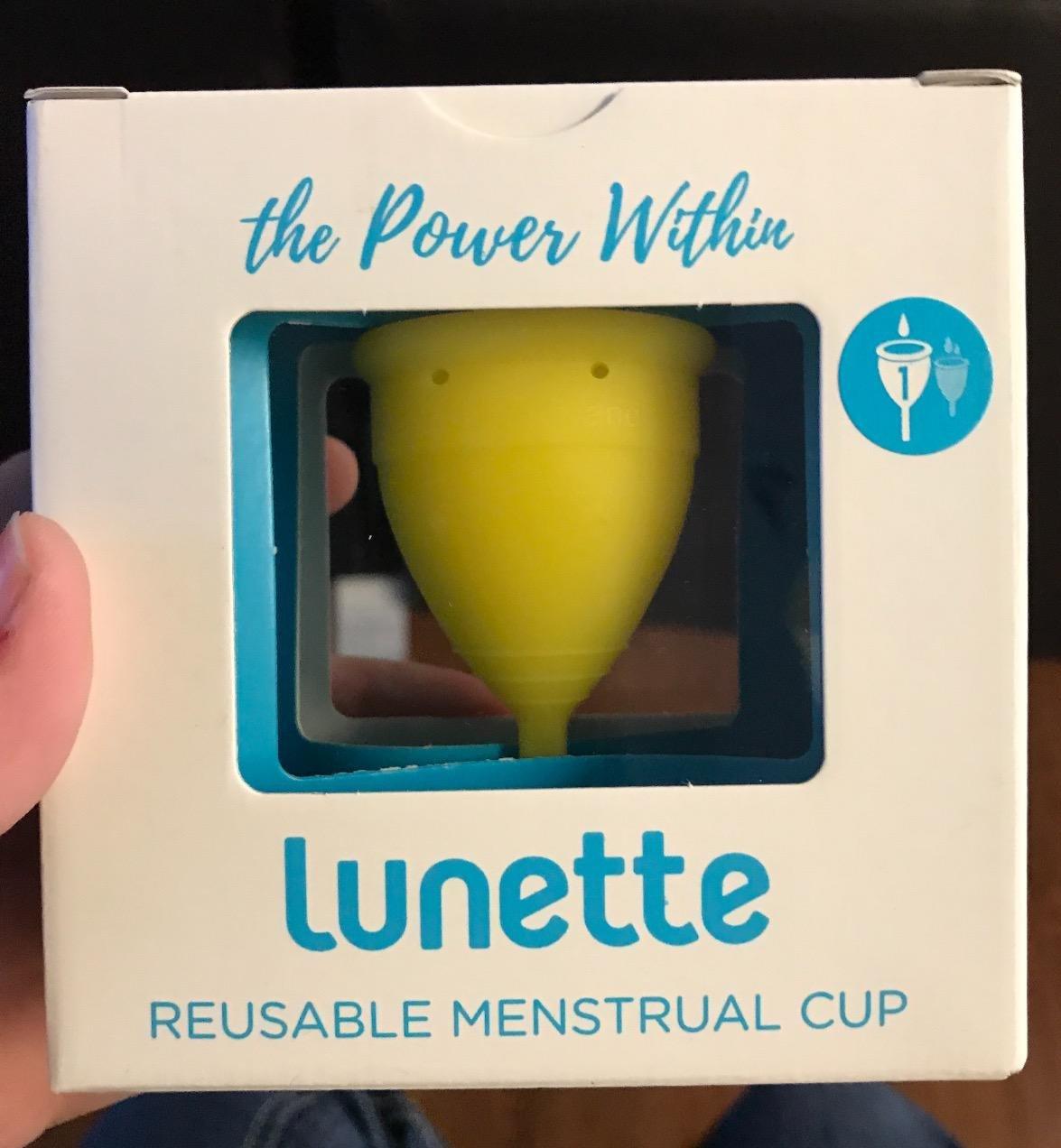 Lunette Period Cup – Menstrual Cup with 12h Leak-Free Comfort - Soft 100% Medical-Grade Silicone - Eco-Friendly Pad & Tampon Alternative Reusable for 10 Years - One-for-One Donation – Size 1 Clear Customer Review Lunette Period Cup – Menstrual Cup with 12h Leak-Free Comfort - Soft 100% Medical-Grade Silicone - Eco-Friendly Pad & Tampon Alternative Reusable for 10 Years - One-for-One Donation – Size 1 Clear - Customer Photo 2