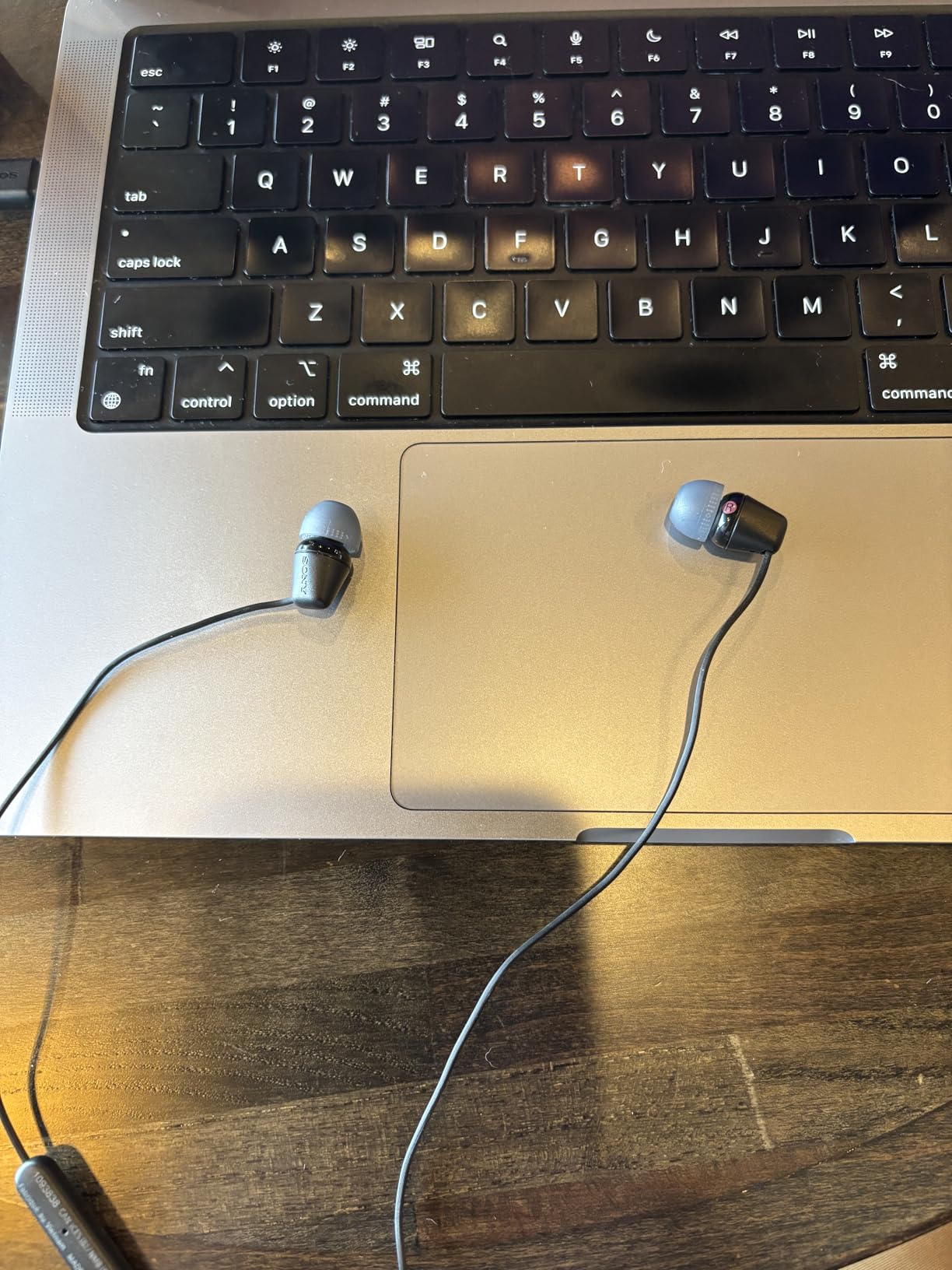 Sony MDREX15LP in-Ear Earbud Headphones, Black, Model Number: MDREX15LP/B - Customer Photo 1