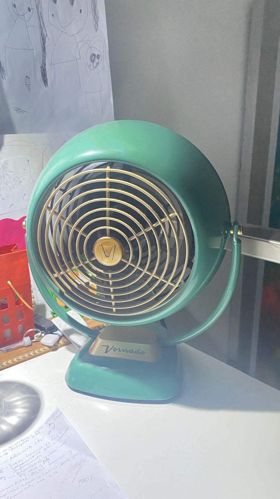 Vornado VFAN Jr. Vintage Air Circulator Fan, Green Customer Review Vornado VFAN Jr. Vintage Air Circulator Fan, Green - Customer Photo 2
