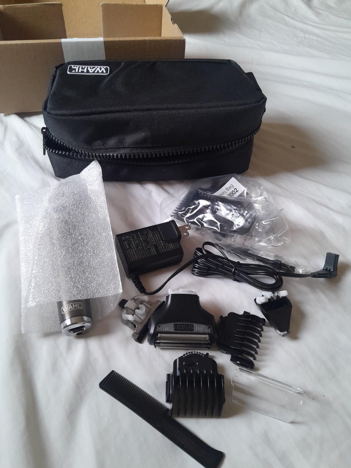 WAHL USA Stainless Steel Lithium Ion 2.0+ Slate Beard Trimmer for Men - Electric Shaver, Nose Ear Trimmer, Rechargeable All in One Men's Grooming Kit - Model 9864 - Customer Photo 2