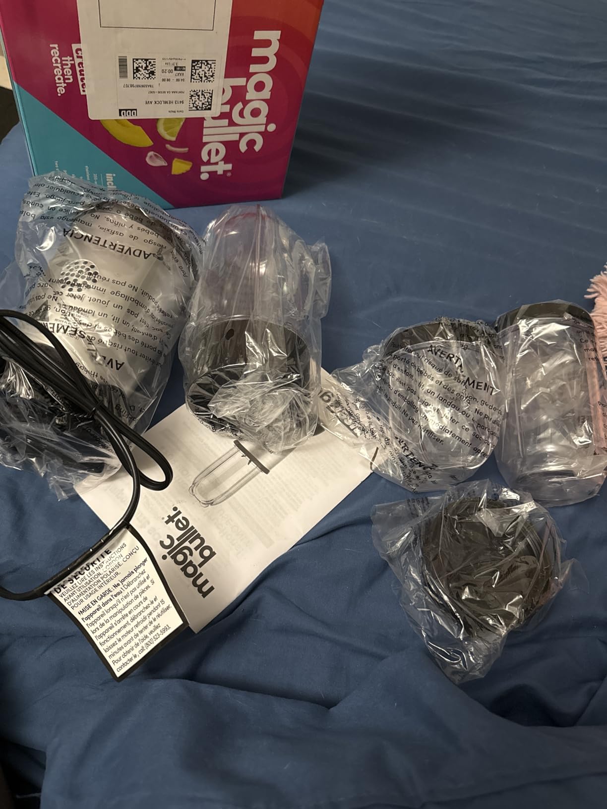 Magic Bullet Blender, Small, Silver, 11 Piece Set - Customer Photo 1