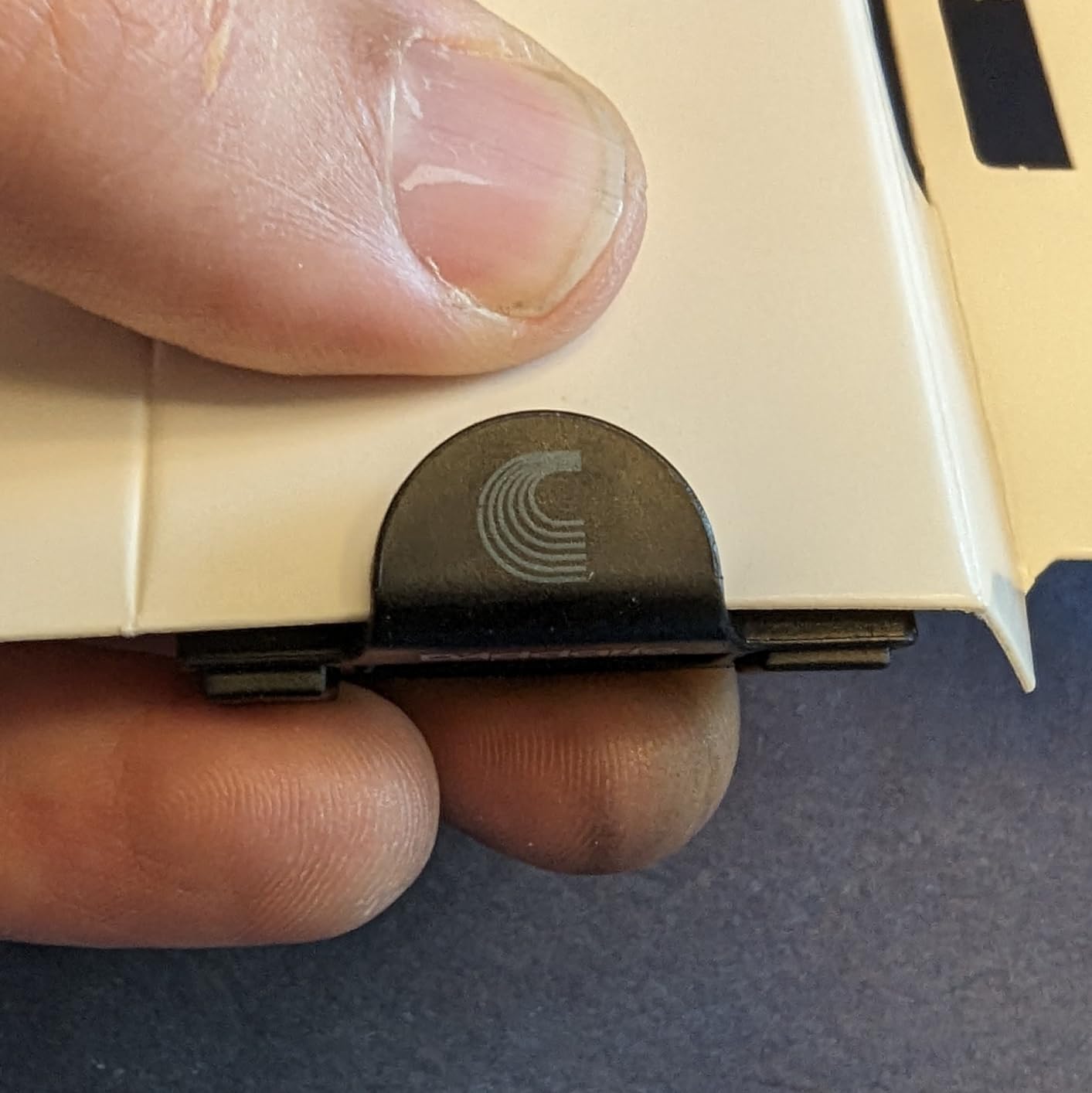 D'Addario Guitar Tuner - NS Micro Soundhole Tuner - Fits in Guitar Sound Hole - For Acoustic Guitars, Ukuleles - Non Marring Sound Hole Clip - Quick & Accurate Tuning - Customer Photo 1