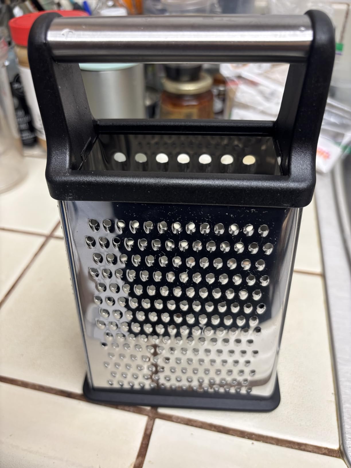 Spring Chef Professional Cheese Grater - Stainless Steel, XL Size, 4 Sides Customer Review Spring Chef Professional Cheese Grater - Stainless Steel, XL Size, 4 Sides - Customer Photo 1