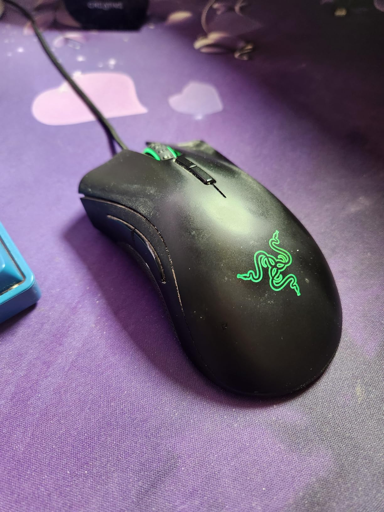 Razer DeathAdder Elite Gaming Mouse: 16,000 DPI Optical Sensor - Chroma RGB Lighting - 7 Programmable Buttons - Mechanical Switches - Rubber Side Grips - Matte Black - Customer Photo 1