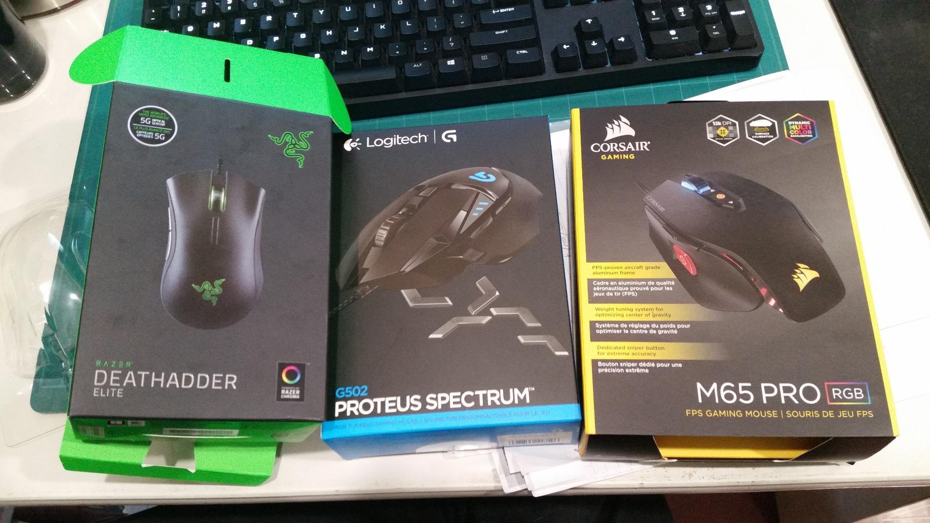 Razer DeathAdder Elite Gaming Mouse: 16,000 DPI Optical Sensor - Chroma RGB Lighting - 7 Programmable Buttons - Mechanical Switches - Rubber Side Grips - Matte Black - Customer Photo 2