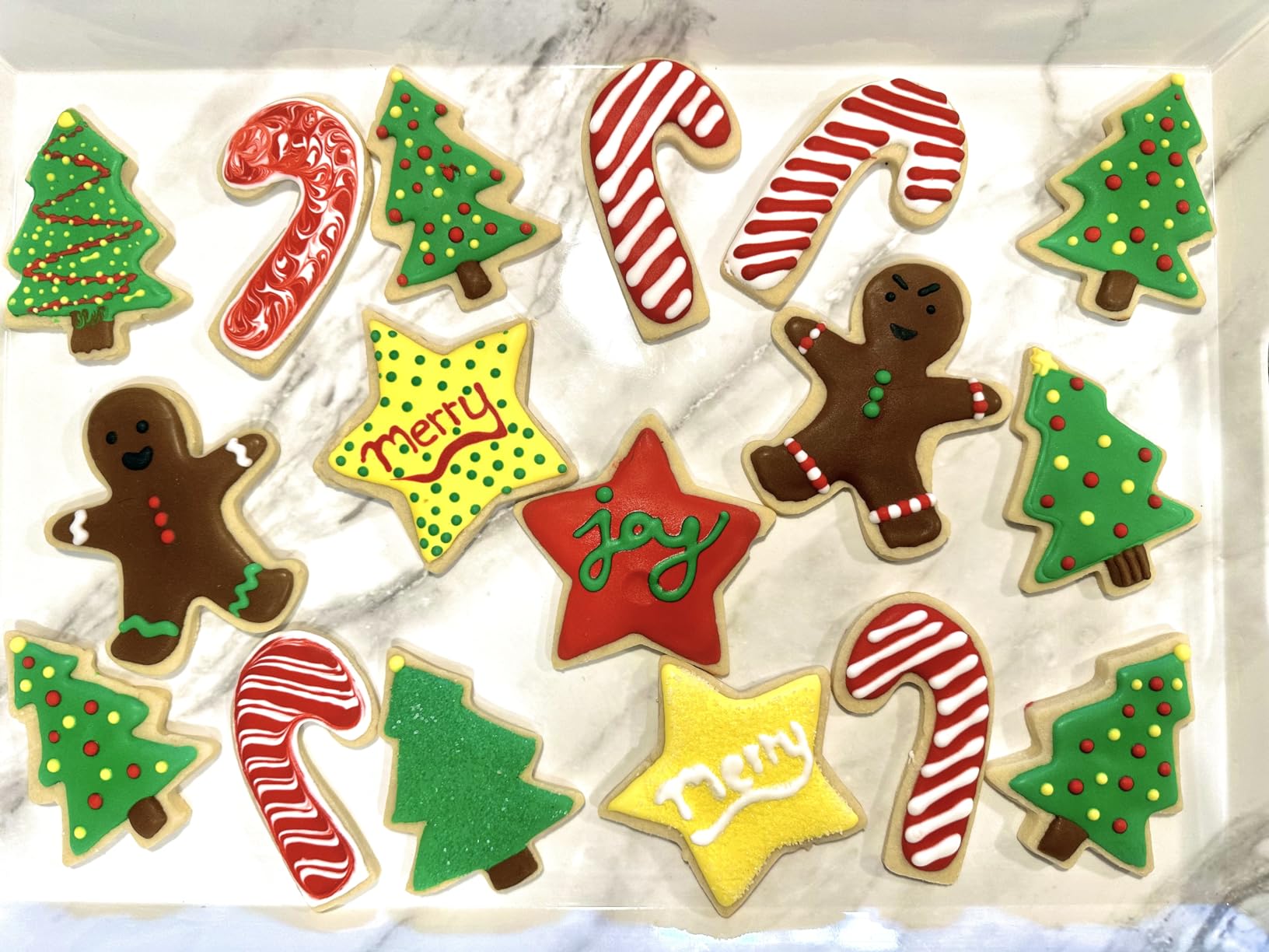 Christmas Cookie Cutters 11-Pc Set Made in USA by Ann Clark, Gingerbread Man, Christmas Tree, Candy Cane, Reindeer and more Customer Review Christmas Cookie Cutters 11-Pc Set Made in USA by Ann Clark, Gingerbread Man, Christmas Tree, Candy Cane, Reindeer and more - Customer Photo 1