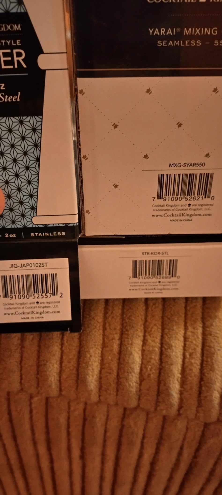 Cocktail Kingdom Essential Cocktail Set - Stainless Steel - Customer Photo 1
