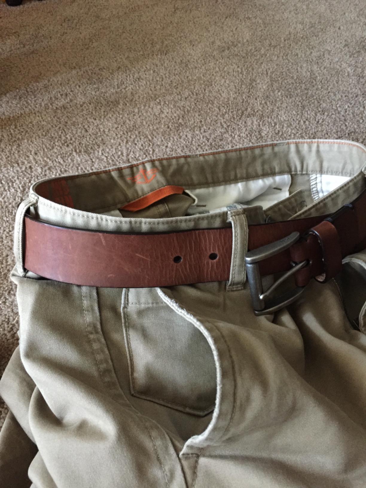Fossil Men's Leather Belt Customer Review Fossil Men's Leather Belt - Customer Photo 1