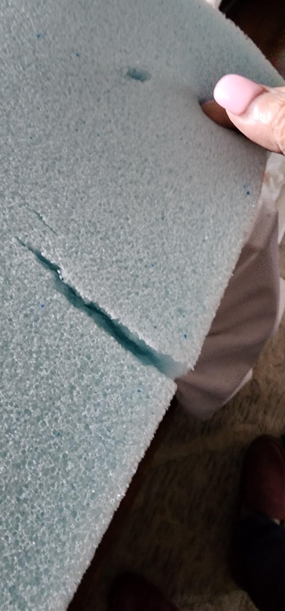 LUCID 4 Inch Gel Memory Foam Mattress Topper-Ventilated Design-Ultra Plush-Queen Customer Review LUCID 4 Inch Gel Memory Foam Mattress Topper-Ventilated Design-Ultra Plush-Queen - Customer Photo 4